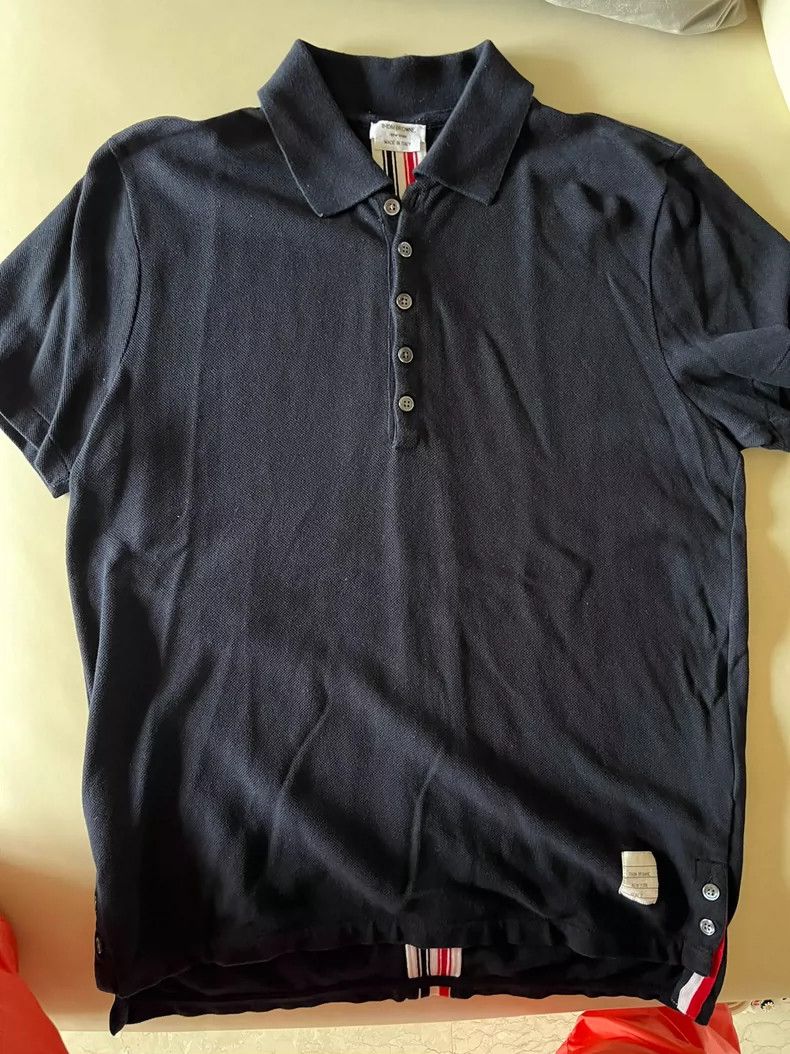 Thom Browne Thom Browne Short sleeve polo shirt Size US S / EU 44-46 / 1 - 1 Thumbnail