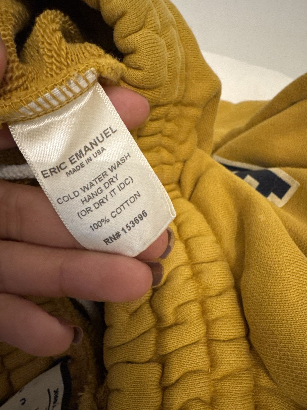 Eric Emanuel EE Spicy Mustard Sweatpants Size US 29 - 6 Thumbnail