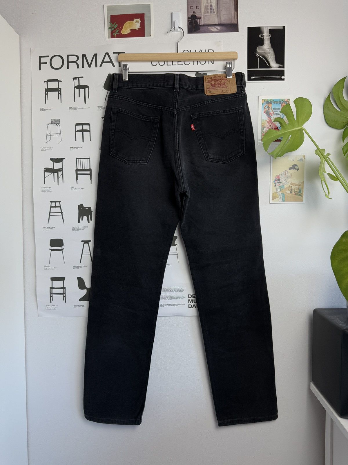 Levi's × Levi's Vintage Clothing Vintage 90s Levi’s 501 made in usa black denim pants 34x32 Size US 34 / EU 50 - 1 Thumbnail