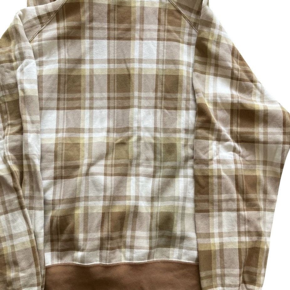 Bape 00s Bape Plaid Beige Zip Up Hoodie Size US M / EU 48-50 / 2 - 8 Thumbnail