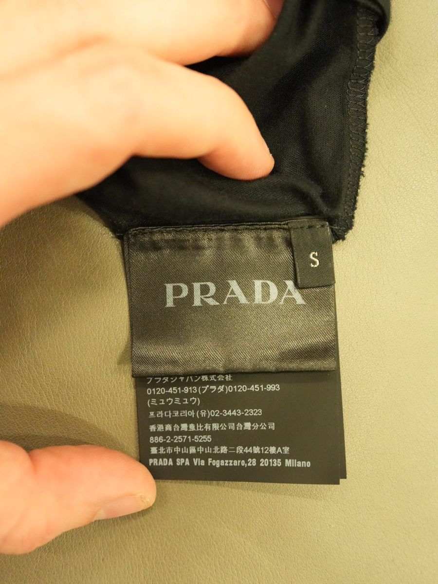 Prada Prada Cotton Long Sleeve Shirt Size US S / EU 44-46 / 1 - 6 Thumbnail