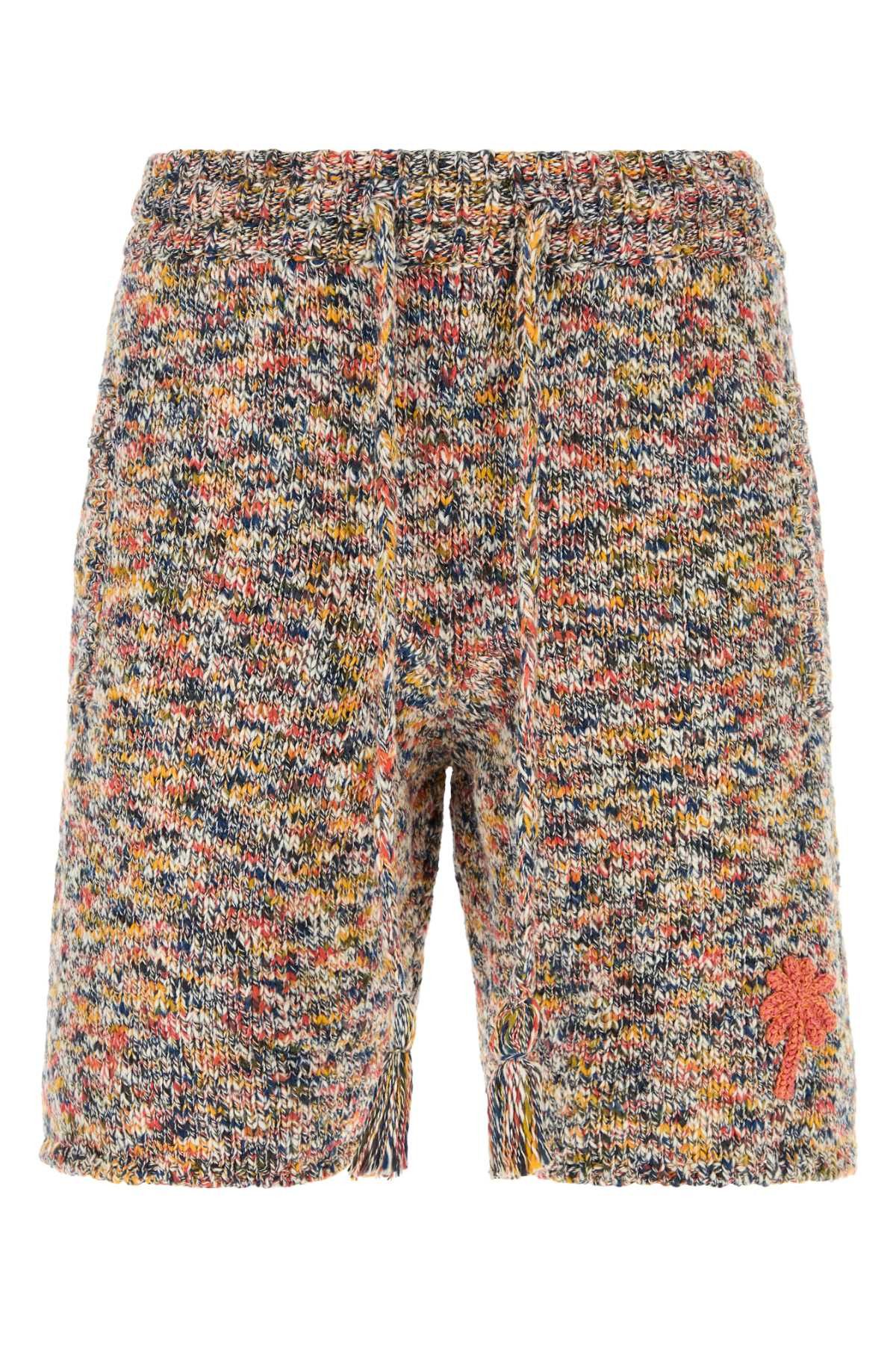 Alanui Multicolor Crochet Dust Of Light Bermuda Shorts Size US L / EU 52-54 / 3 - 1 Thumbnail