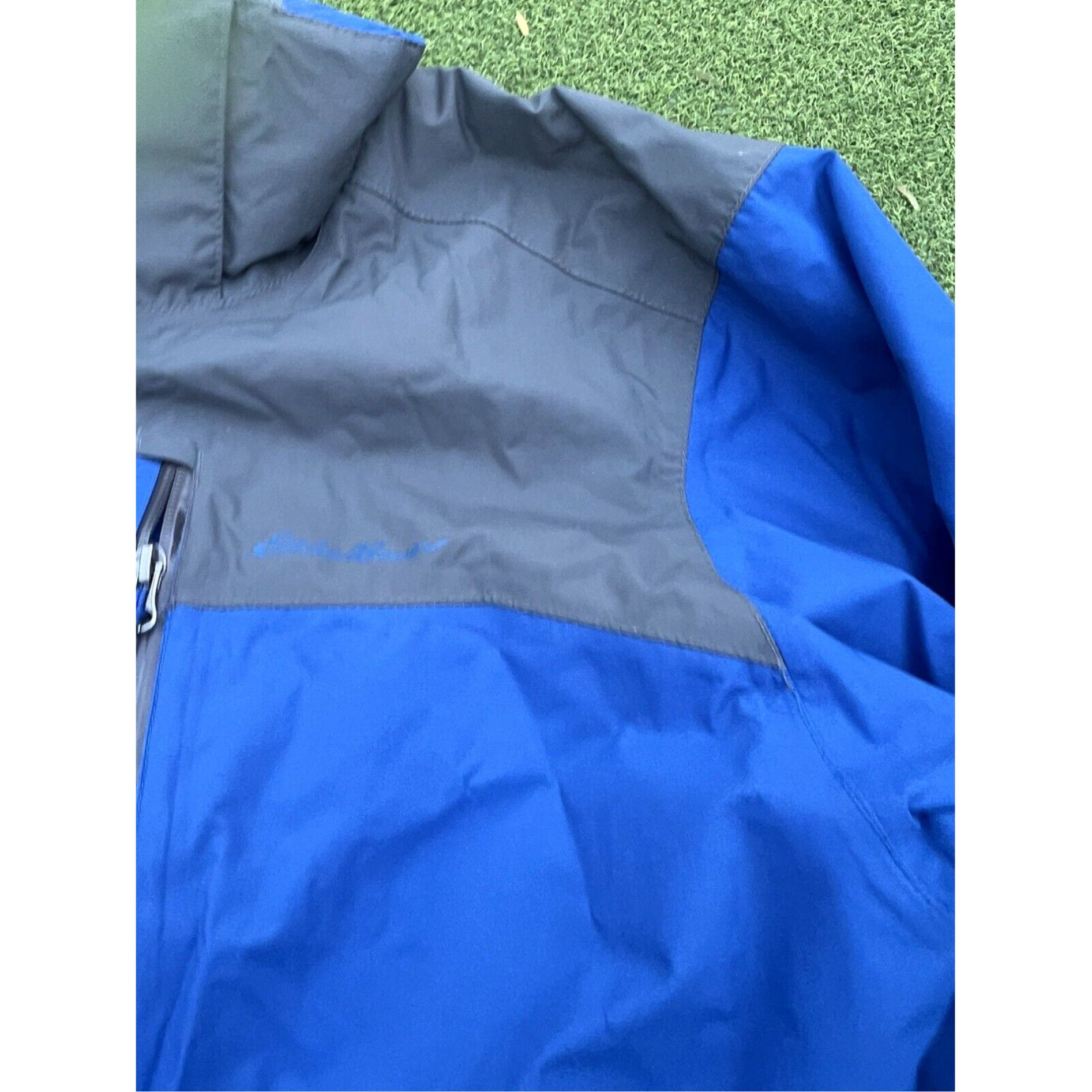 Eddie Bauer Eddie Bauer Weatheredge Rain Jacket Mens Large Blue Full Zip Shell Windbreaker Size US L / EU 52-54 / 3 - 4 Thumbnail
