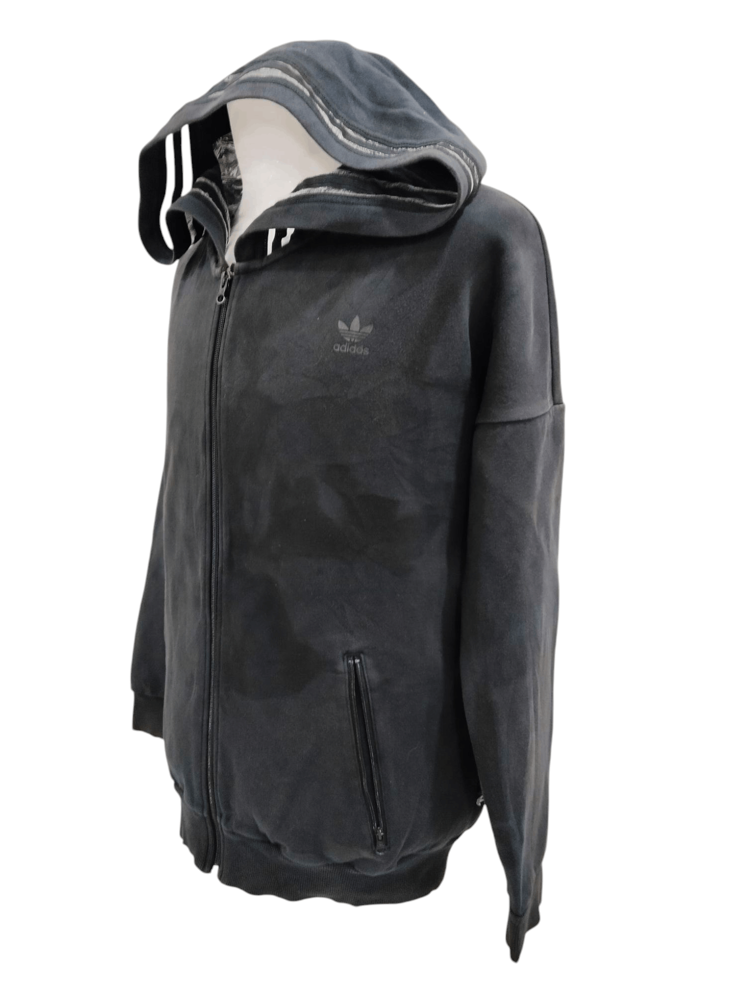 Adidas × Vintage Adidas Embroidery Logo Hoodie Sweatshirt Size US L / EU 52-54 / 3 - 2 Thumbnail