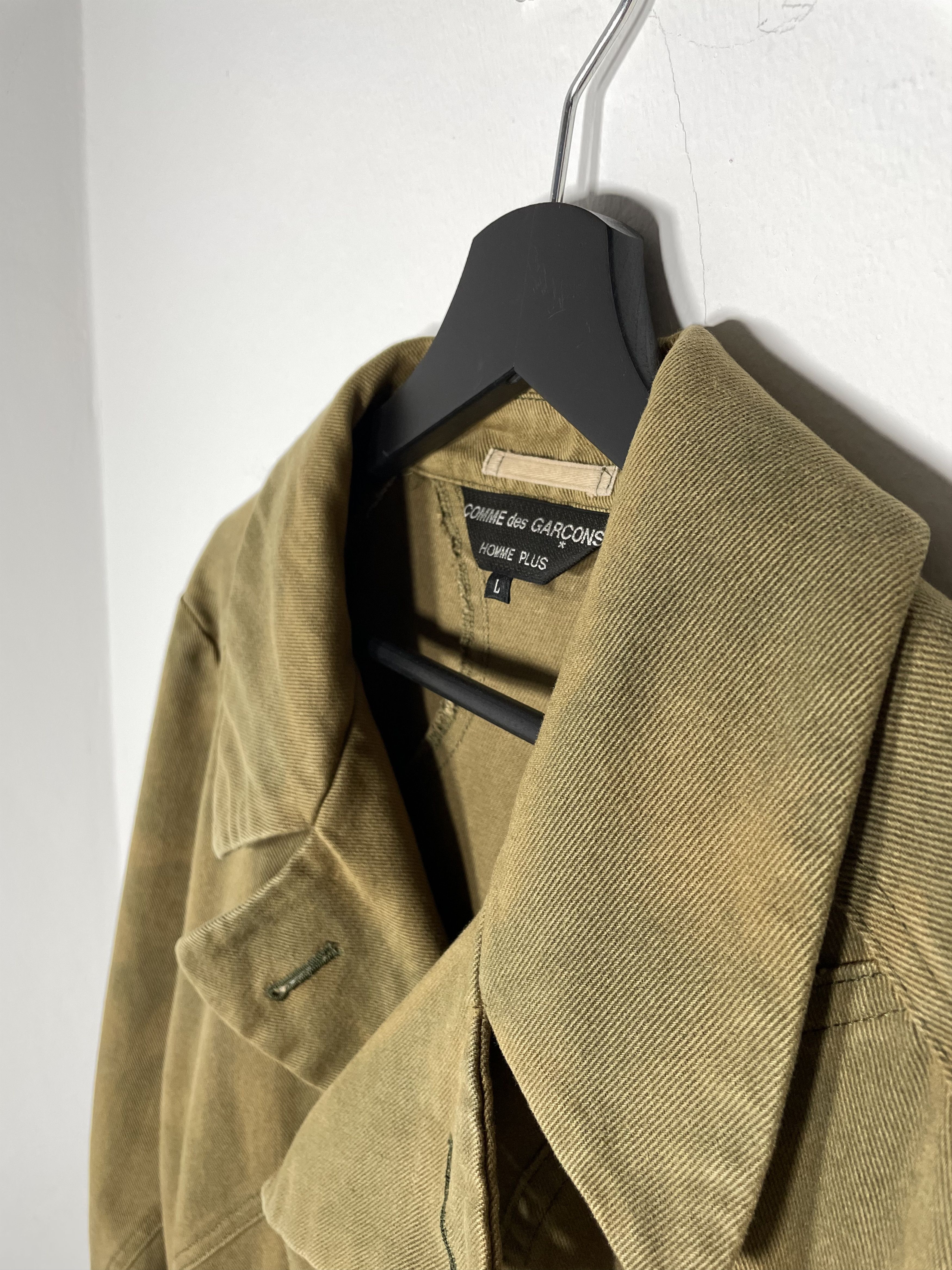 Comme des Garcons Homme Plus AW03 Double Breasted Curved Coat Size US L / EU 52-54 / 3 - 5 Thumbnail