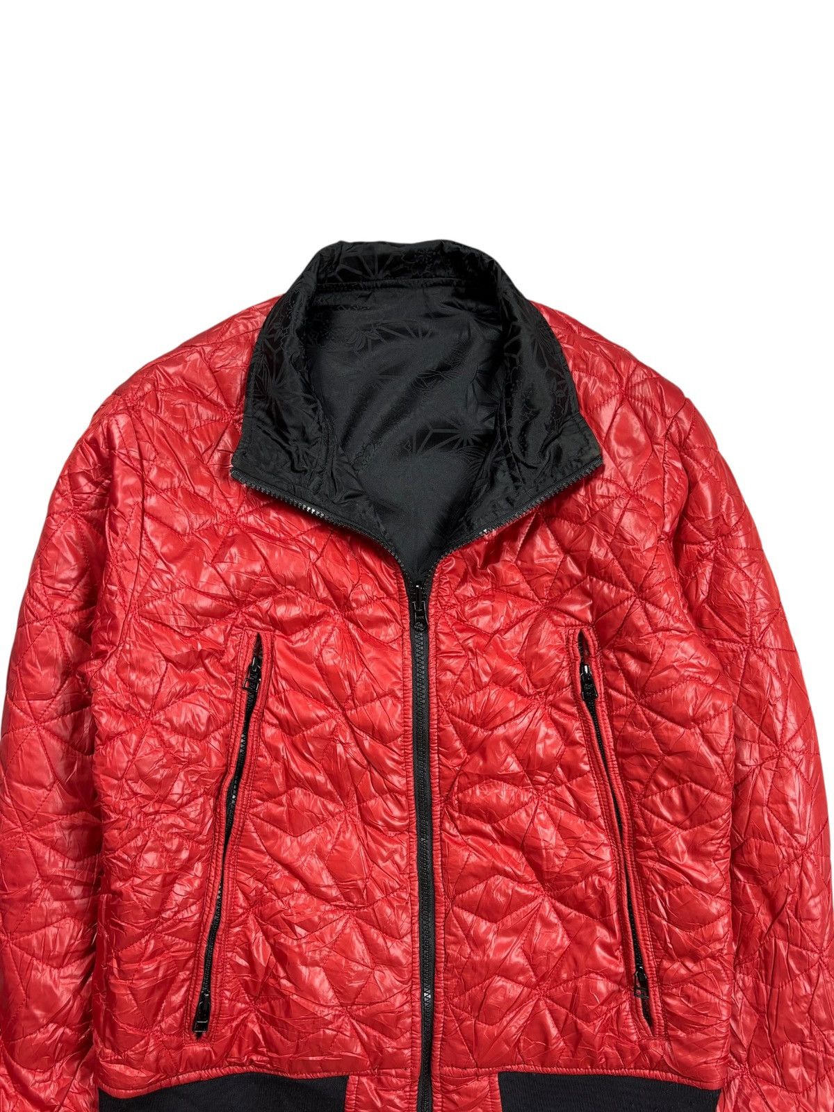 BUFFALO BOBS 2000s Takeo Kikuchi Jacquard Flower Reversible Jacket Size US M / EU 48-50 / 2 - 7 Thumbnail