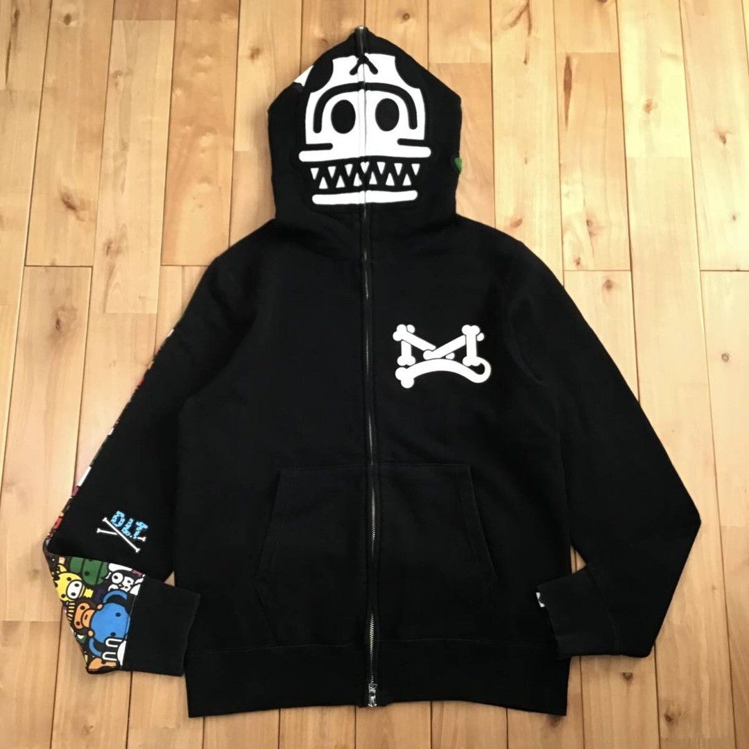 Bape BAPE MILO Animal Safari JURASSIC REX FULL ZIP HOODIE NIGO Size US M / EU 48-50 / 2 - 1 Thumbnail
