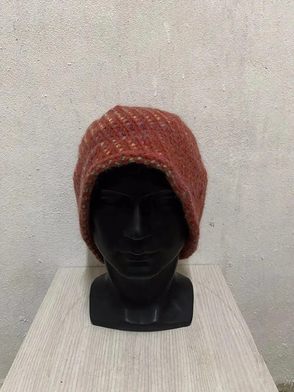 Japanese Brand Japanese Brand Crochet Beanie Hat Size ONE SIZE - 3 Thumbnail
