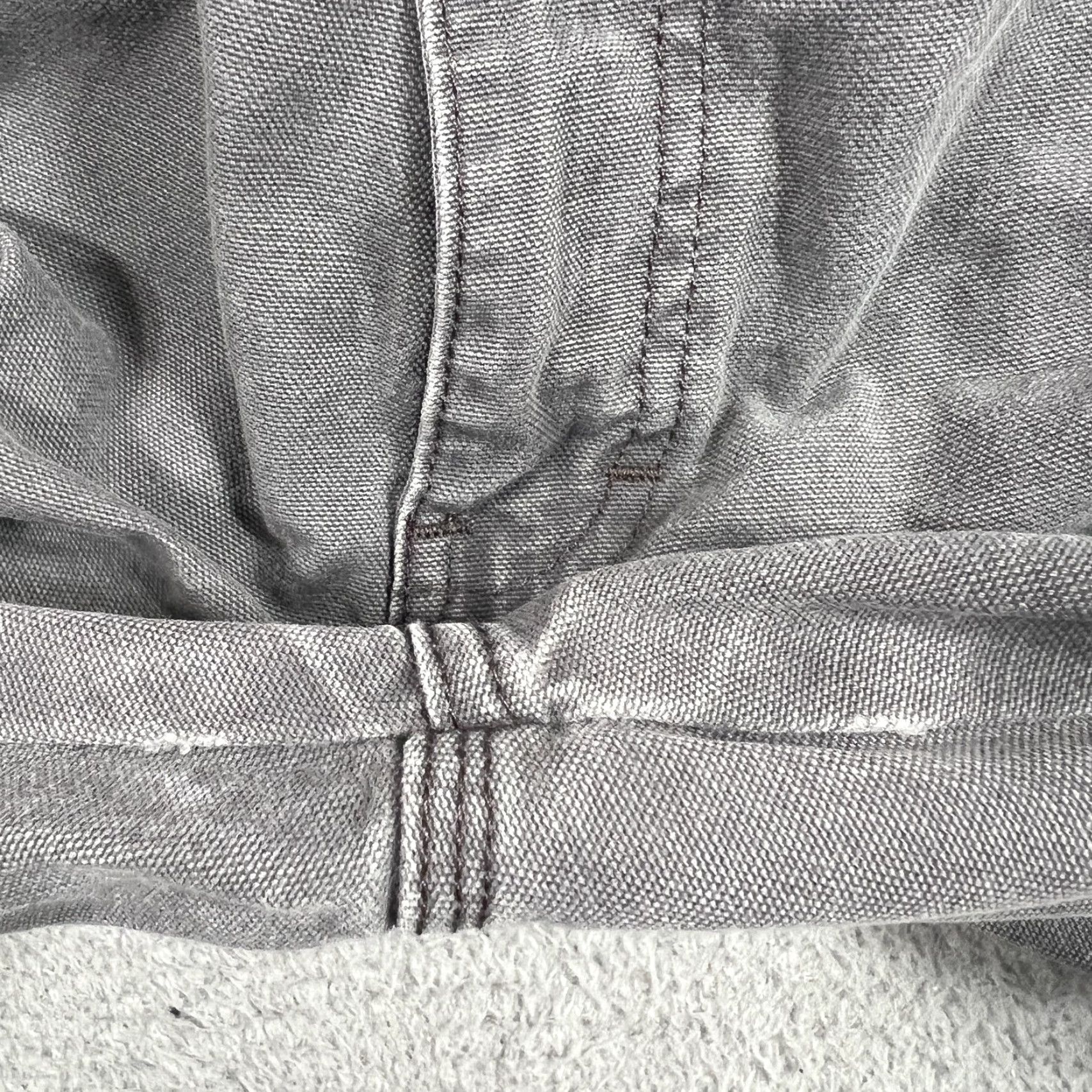 Dickies VTG Dickies Pants Mens 36x30 Gray Canvas Carpenter Work Jeans 5-Pocket Regular Straight Mens Size US 36 / EU 52 - 6 Thumbnail