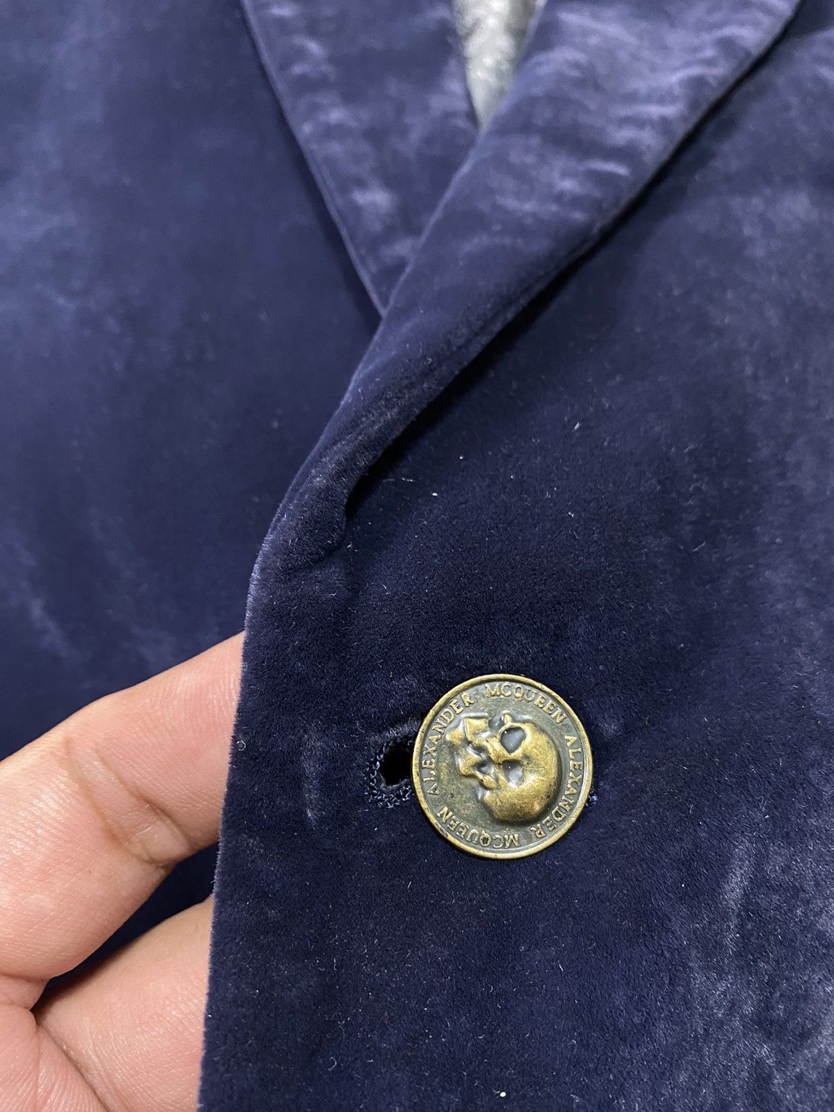 Alexander McQueen Rare!! Runway Piece- Fall 2011 Velvet Blazer Size US M / EU 48-50 / 2 - 7 Thumbnail