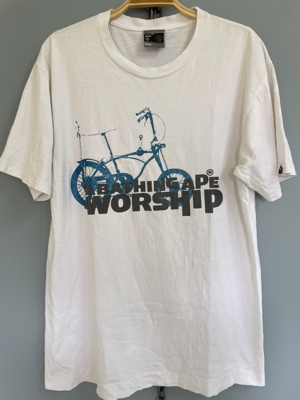 Bape Vintage A Bathing Ape Worship t shirt Size US L / EU 52-54 / 3 - 3 Thumbnail