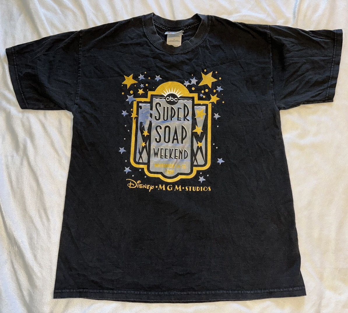 Disney × Vintage VTG 1998 ABC SUPER SOAP OPERA WEEKEND T SHIRT DISNEY WORLD-L Size US L / EU 52-54 / 3 - 1 Thumbnail