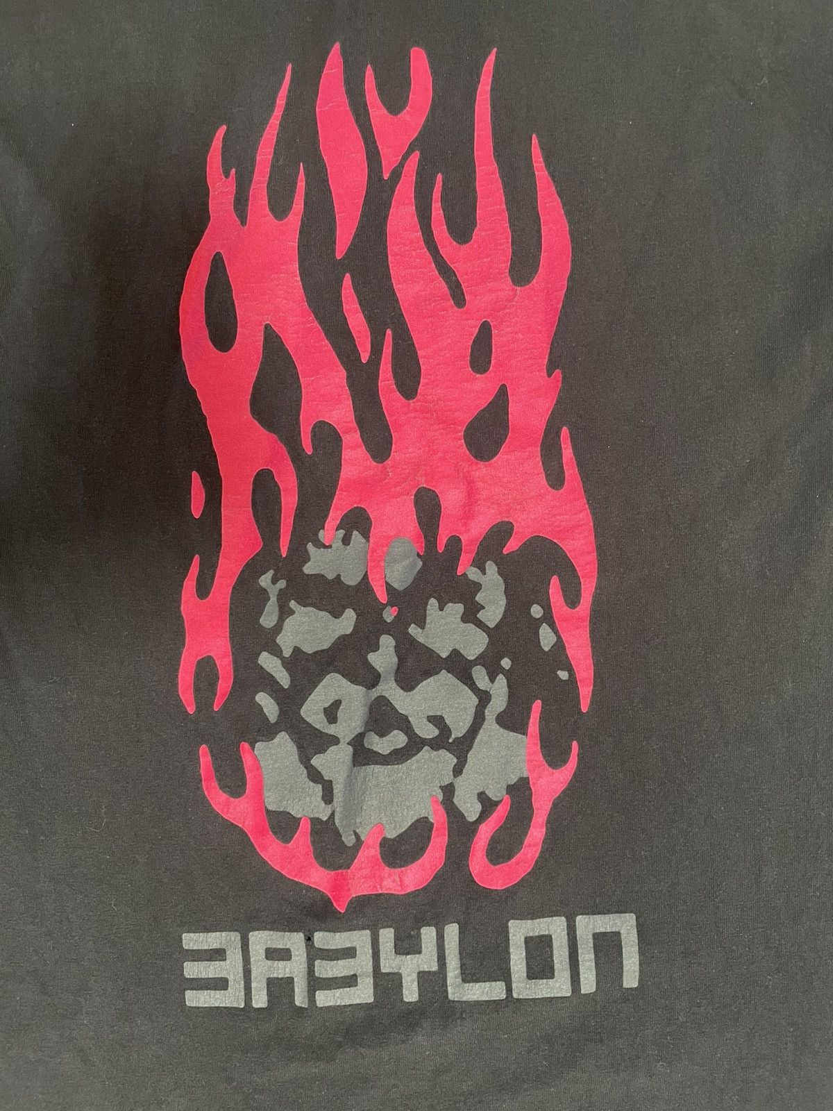 Babylon Babylon Black Long Sleeve Shirt Flames Made in USA Size US M / EU 48-50 / 2 - 3 Thumbnail