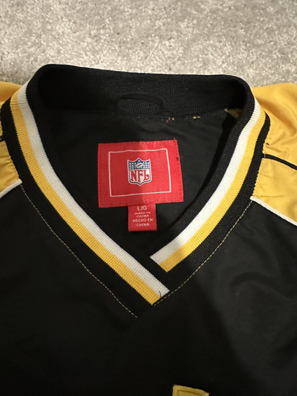 NFL Vintage Steelers Windbreaker Size US L / EU 52-54 / 3 - 3 Thumbnail