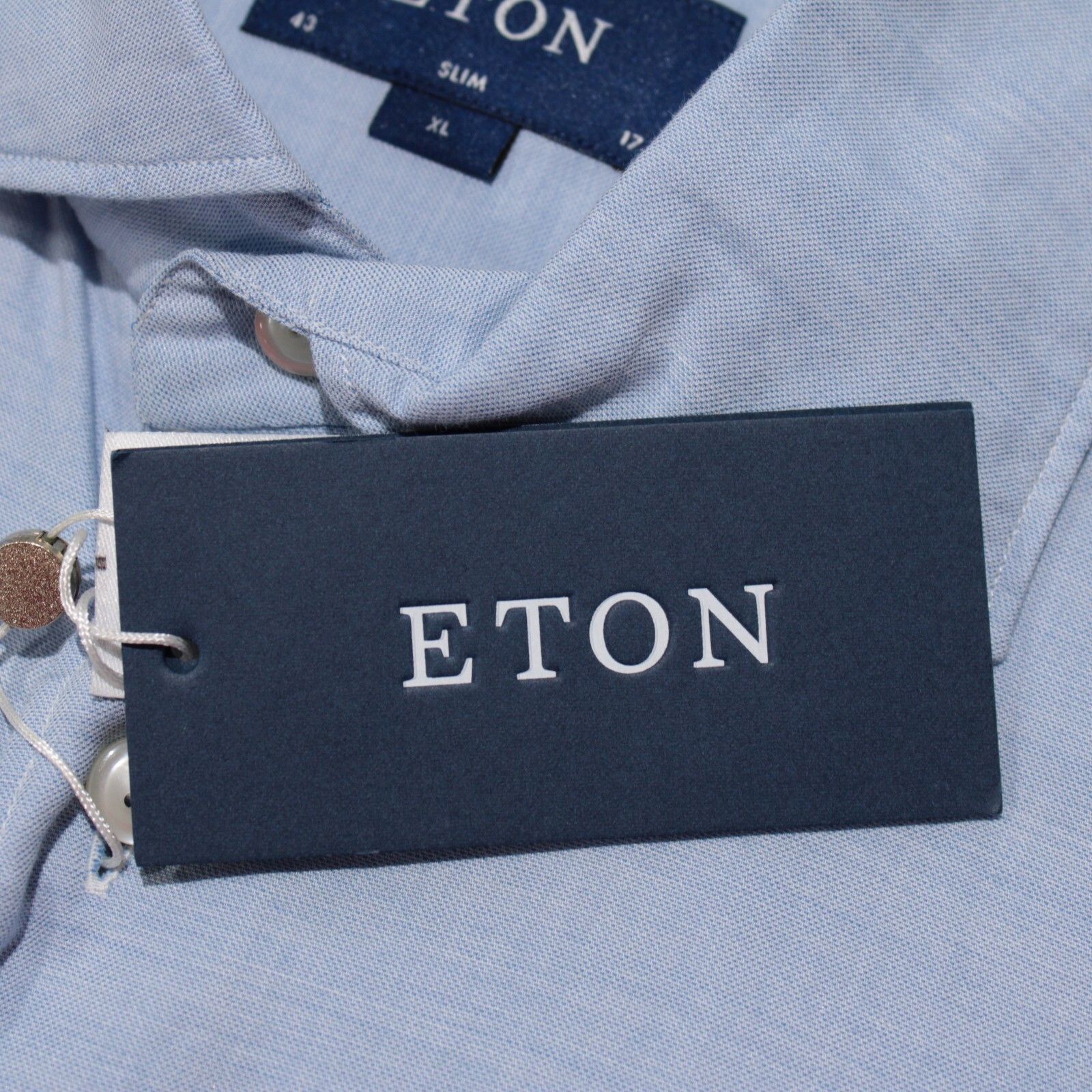 Eton Eton New with tags Shirt Size XL US In Blue Size US XL / EU 56 / 4 - 2 Thumbnail