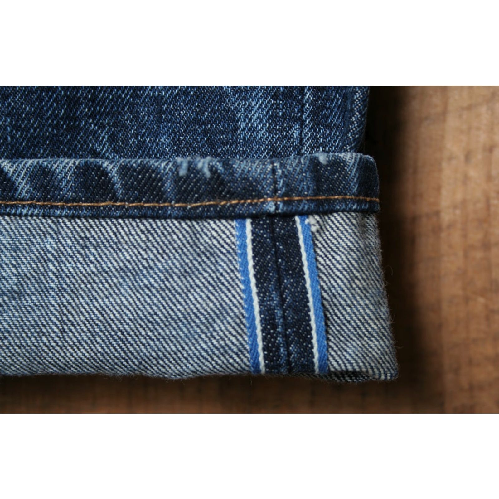 Gap GAP Jeans 1969 Resin Rinse Selvedge Denim Straight Leg Blue Sz. 32x32 Men Cotton Denim Jeans Straight Blue Jeans 32 32 Mens Size US 32 / EU 48 - 7 Thumbnail