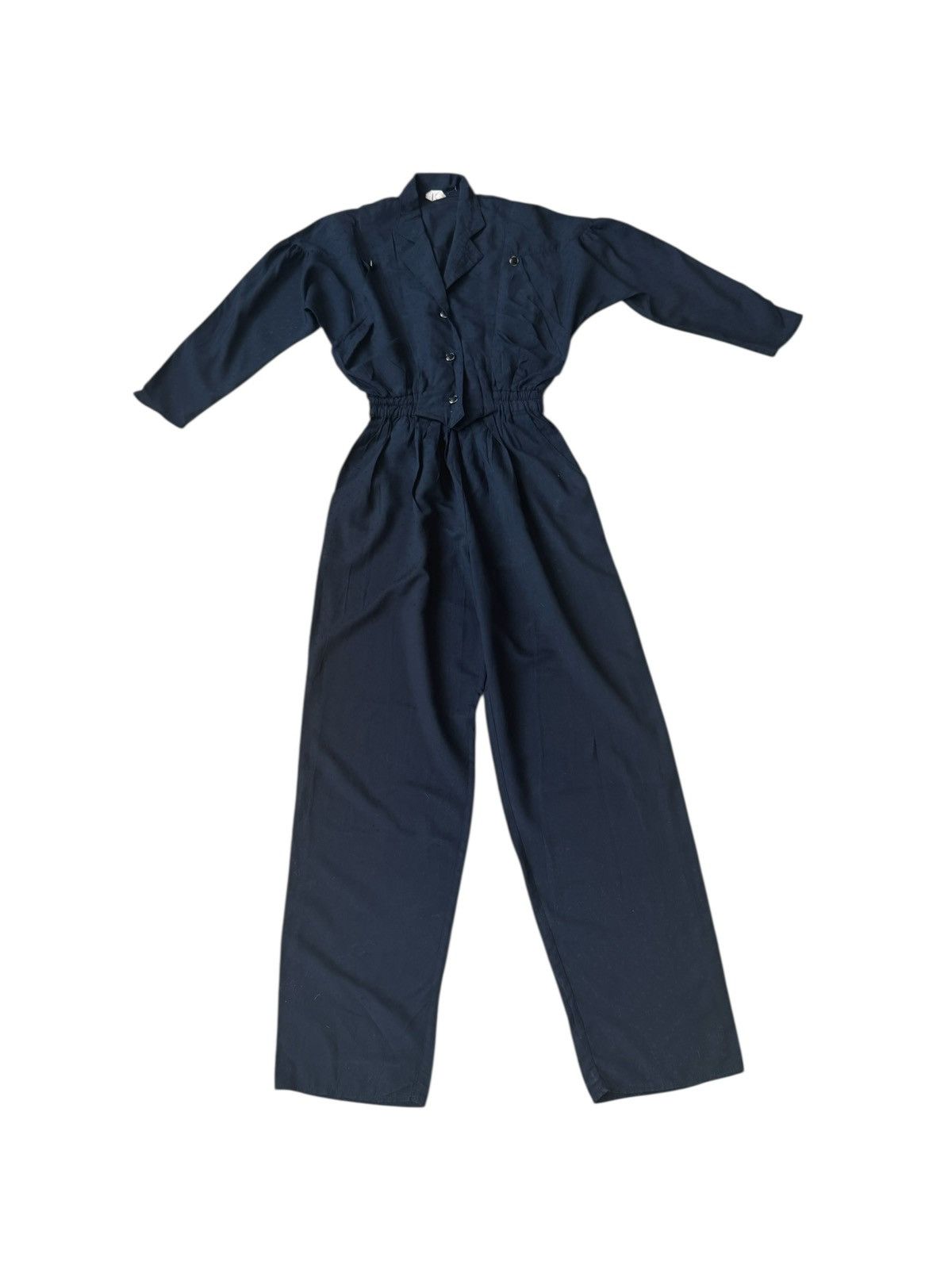 Vintage Vintage 1980s French Jumpsuit Marytime – Elastic Waist Size S / US 4 / IT 40 - 5 Thumbnail