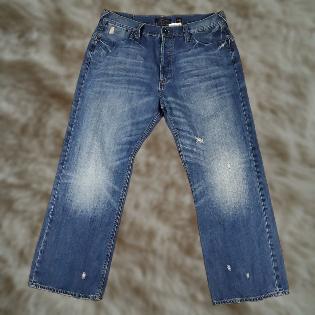 Ed Hardy VINTAGE Ed Hardy Jeans Mens 40x32 Straight Leg Denim Pants Blue Cotton Regular Fit US, Classic, Modern Size US 40 / EU 56 - 1 Thumbnail