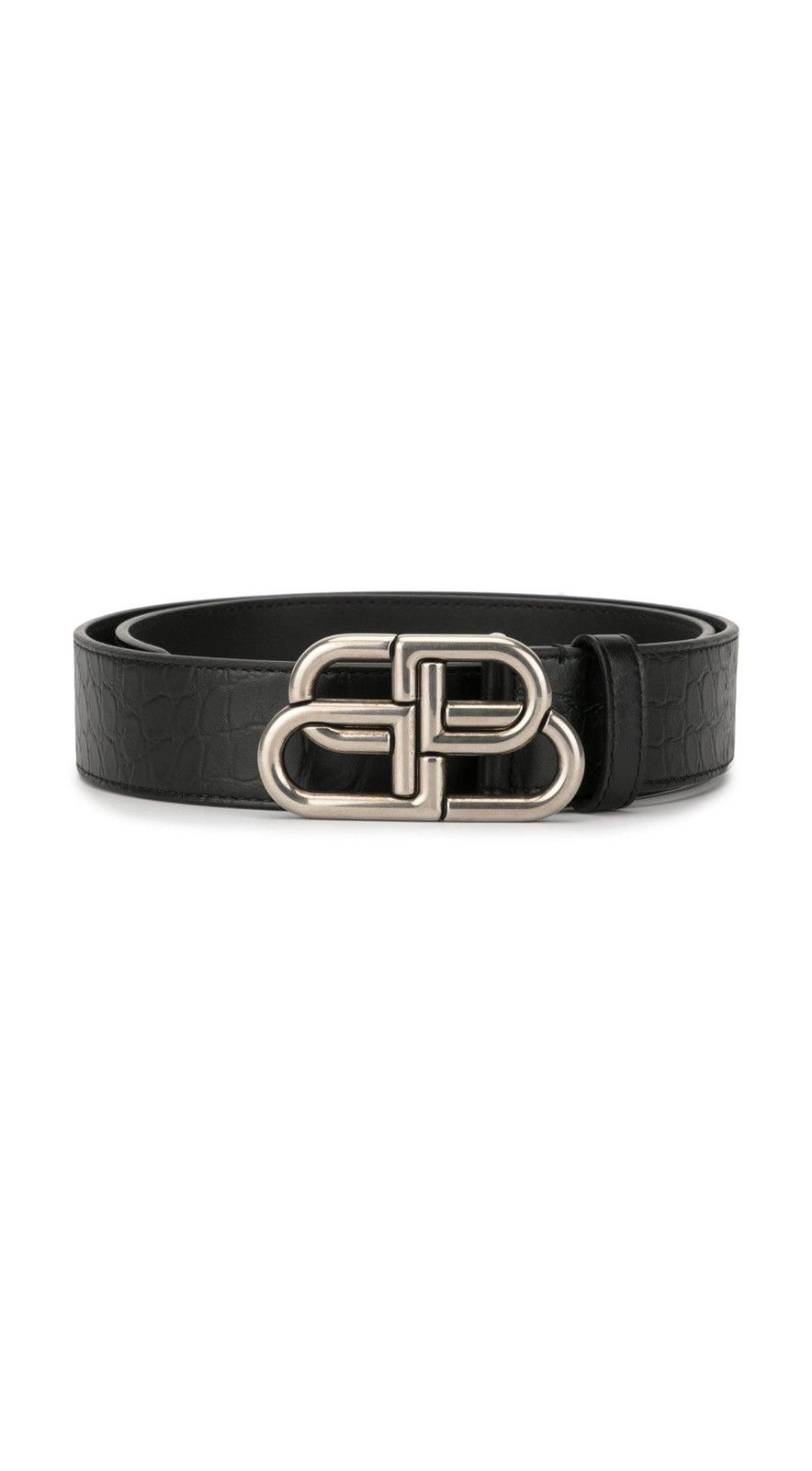 Balenciaga Balenciaga Large BB Leather Belt Size 30 - 1 Thumbnail