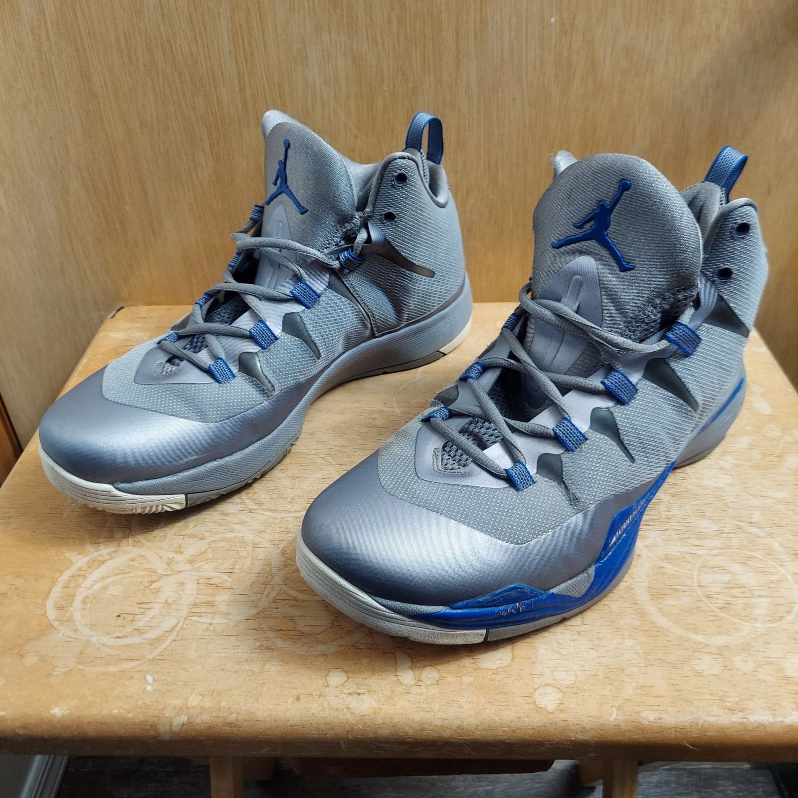 Nike Jordan Super Fly Men's US 13 Grey Basketball Shoes