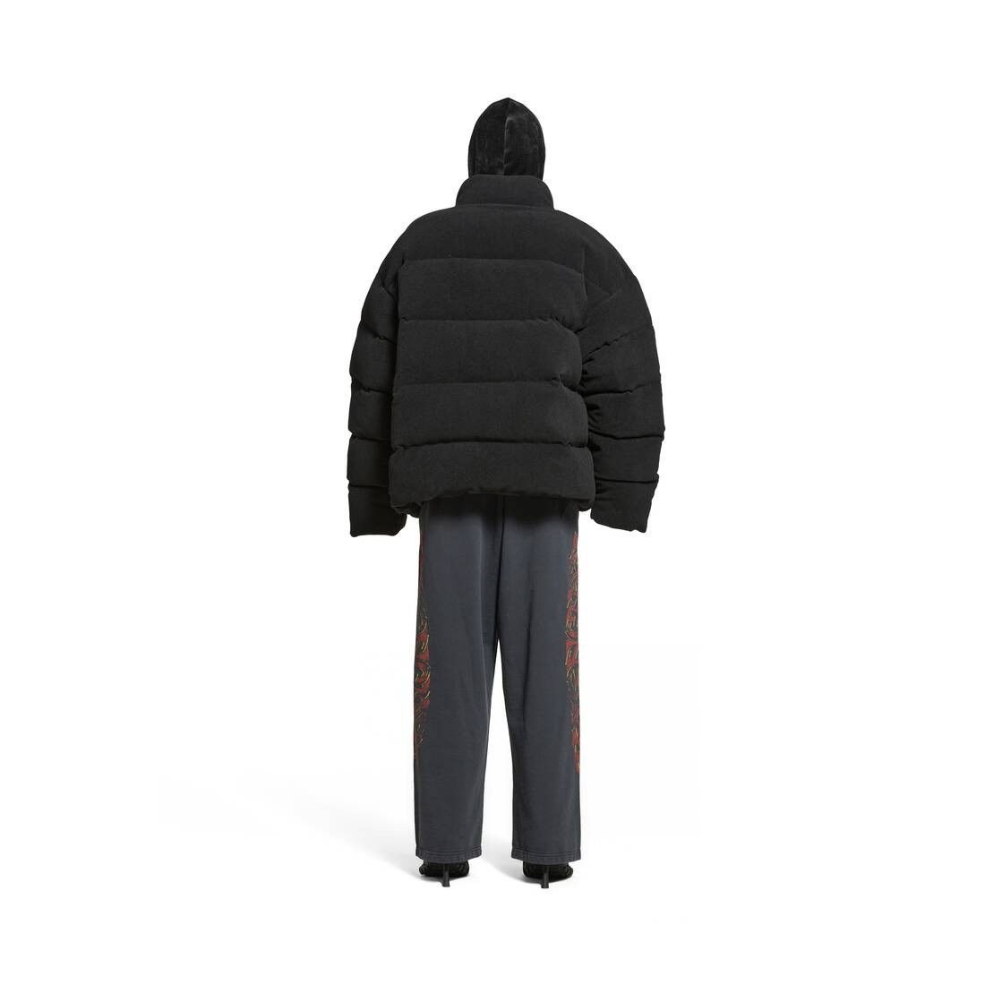 Balenciaga o1la1rc1a0725 Offshore Baggy Sweatpants & Joggers in Black Size US 28 / EU 44 - 4 Thumbnail