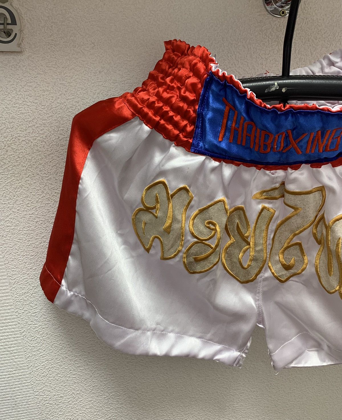 Vintage Thaiboxing Thai Boxing vintage shorts muay Thai L Thailand Size US 34 / EU 50 - 3 Thumbnail