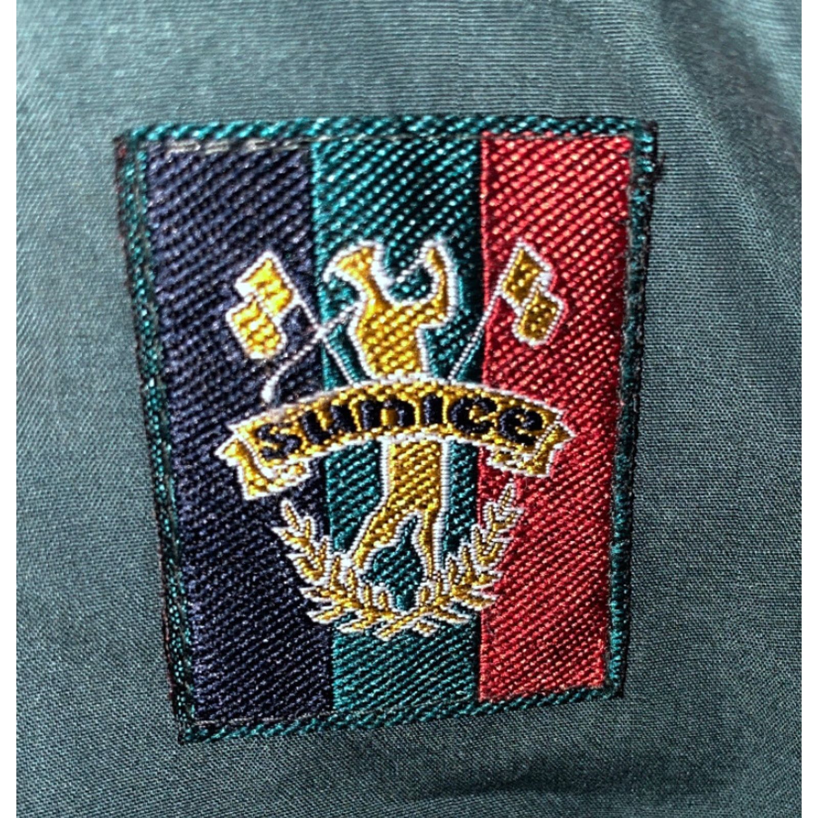Vintage Sunice Mens Green Polyester/Cotton Full Zip Jacket M Size Casual Zip Jacket Green Mens Size US M / EU 48-50 / 2 - 5 Thumbnail