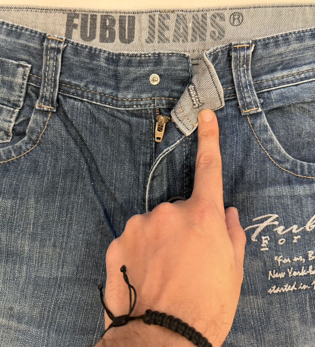 Fubu Fubu The Collection Denim Jeans Size US 32 / EU 48 - 7 Thumbnail