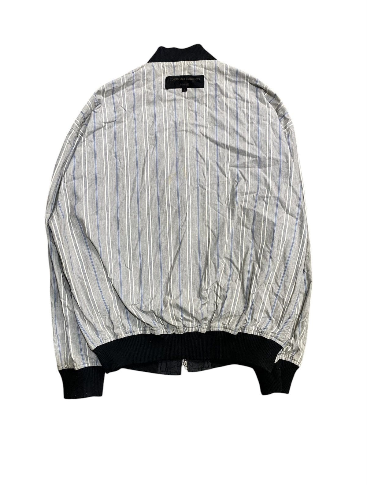 Comme des Garcons Homme SS1989 COMME Des GARCONS Stripe Reversible bomber jacket Size US M / EU 48-50 / 2 - 1 Thumbnail