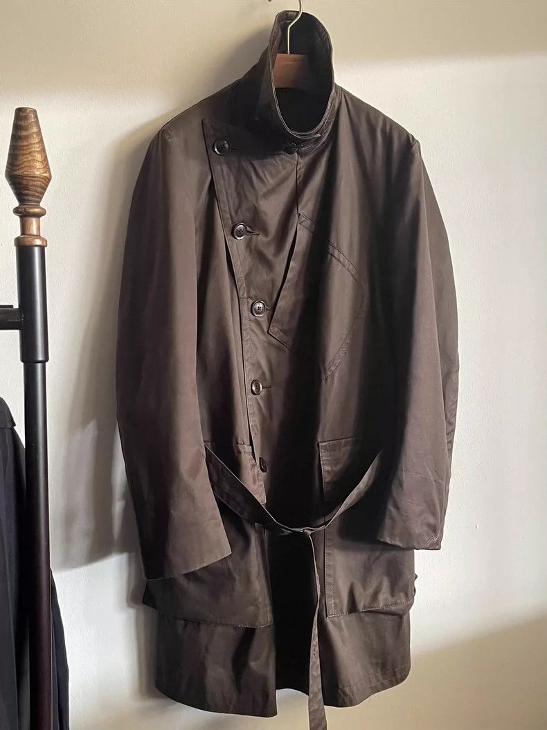 Yohji Yamamoto Yohji Yamamoto Leather Collar Windbreaker Jacket 2506-Nexta Size US M / EU 48-50 / 2 - 5 Thumbnail