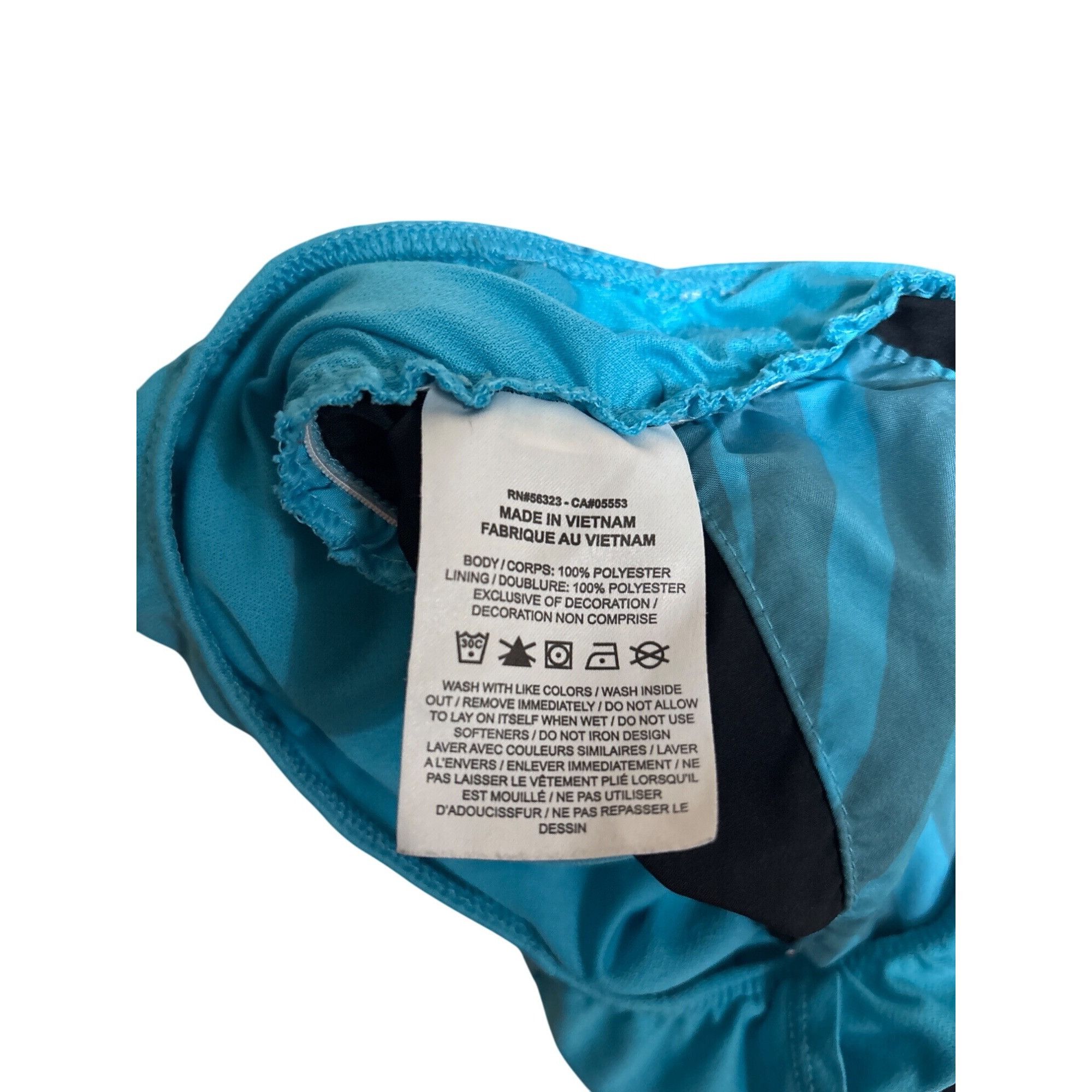 Nike NIKE Dri-Fit Women's Running Shorts Black/Blue Size S Size 26" / US 2 / IT 38 - 4 Thumbnail