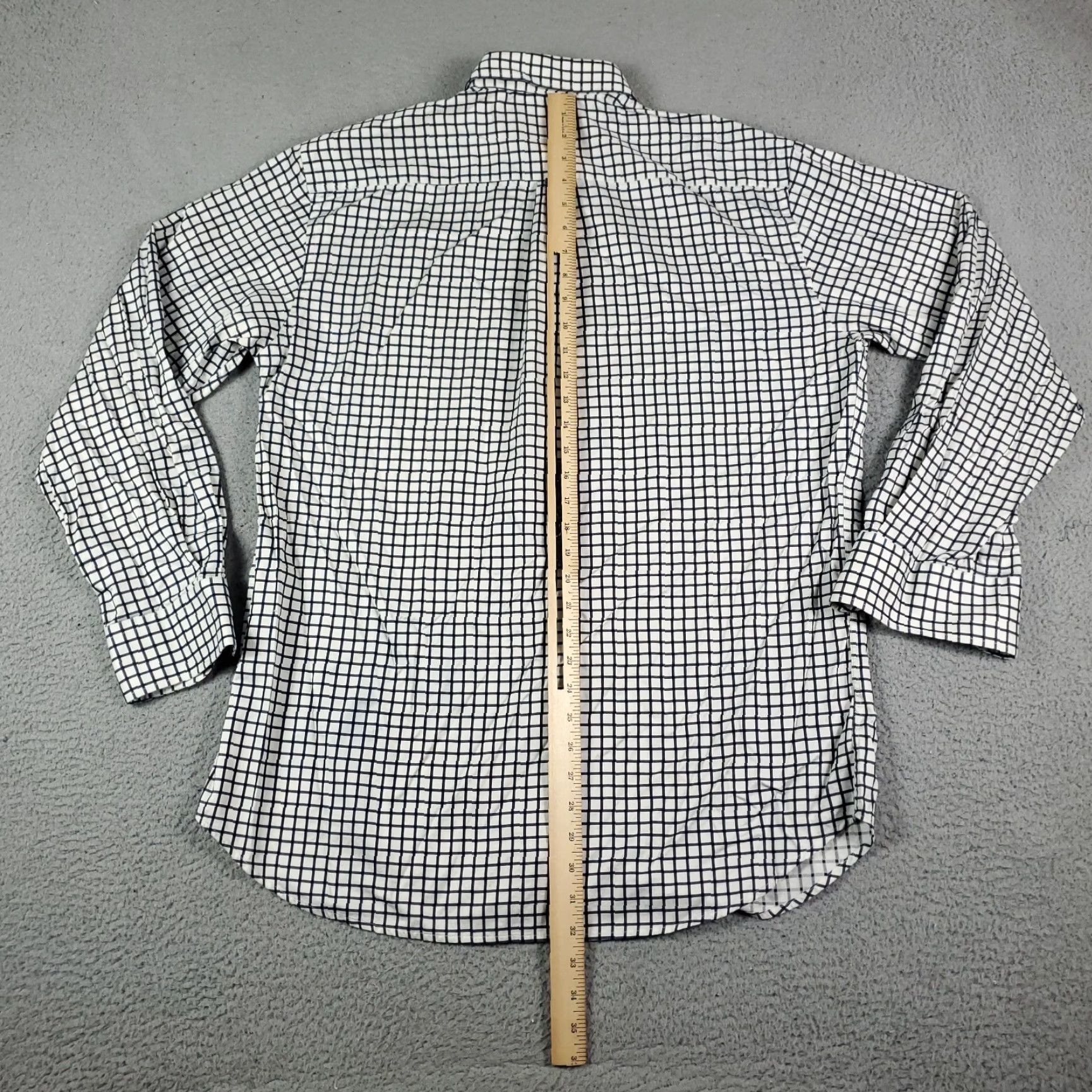 Peter Millar Peter Millar Button-Up Shirt Men’s Large Blue White Check Long Sleeve Casual Size US L / EU 52-54 / 3 - 4 Thumbnail