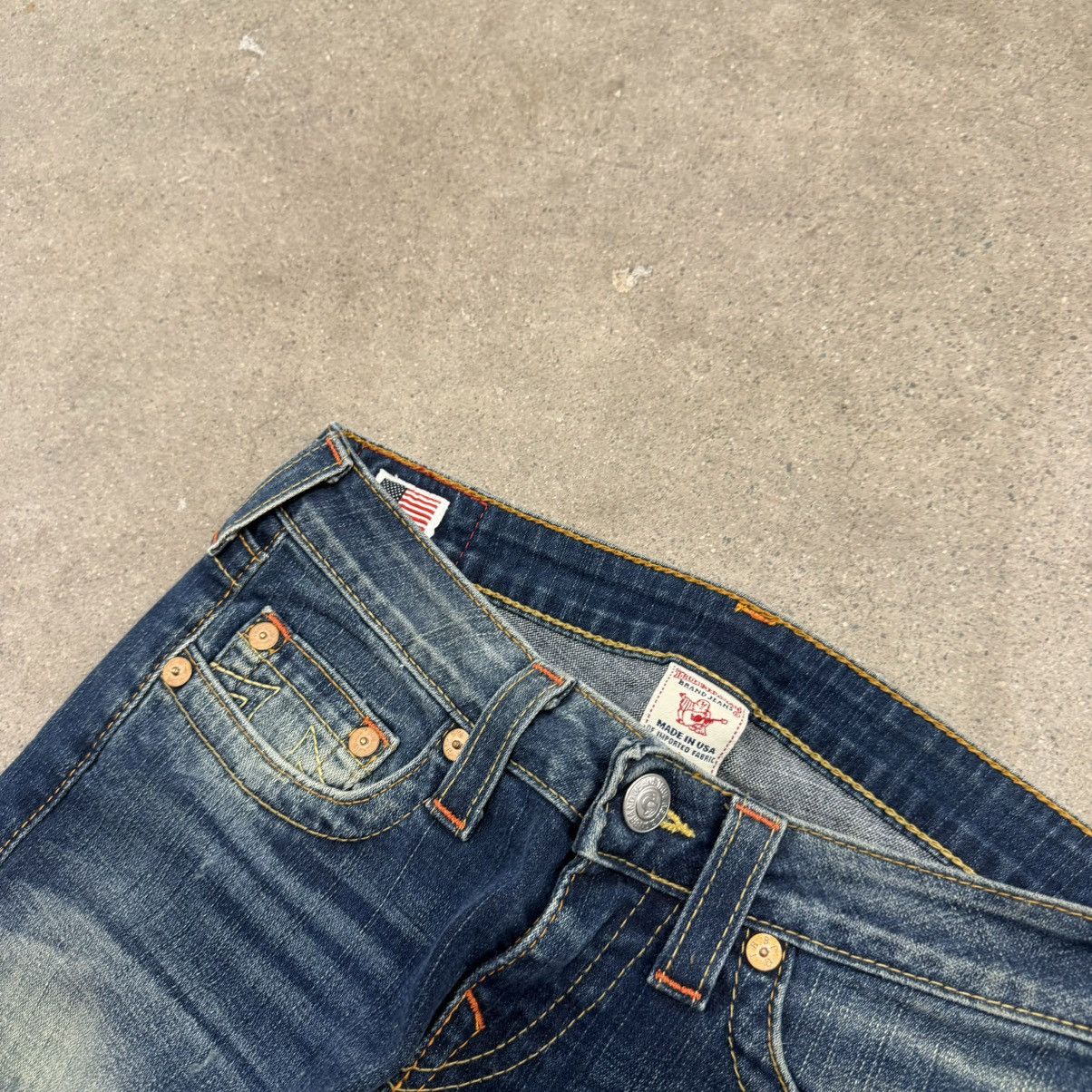 True Religion Y2K TRUE RELIGION JOHNNY CHIEF KEEF FADED JEANS Size US 29 - 7 Thumbnail