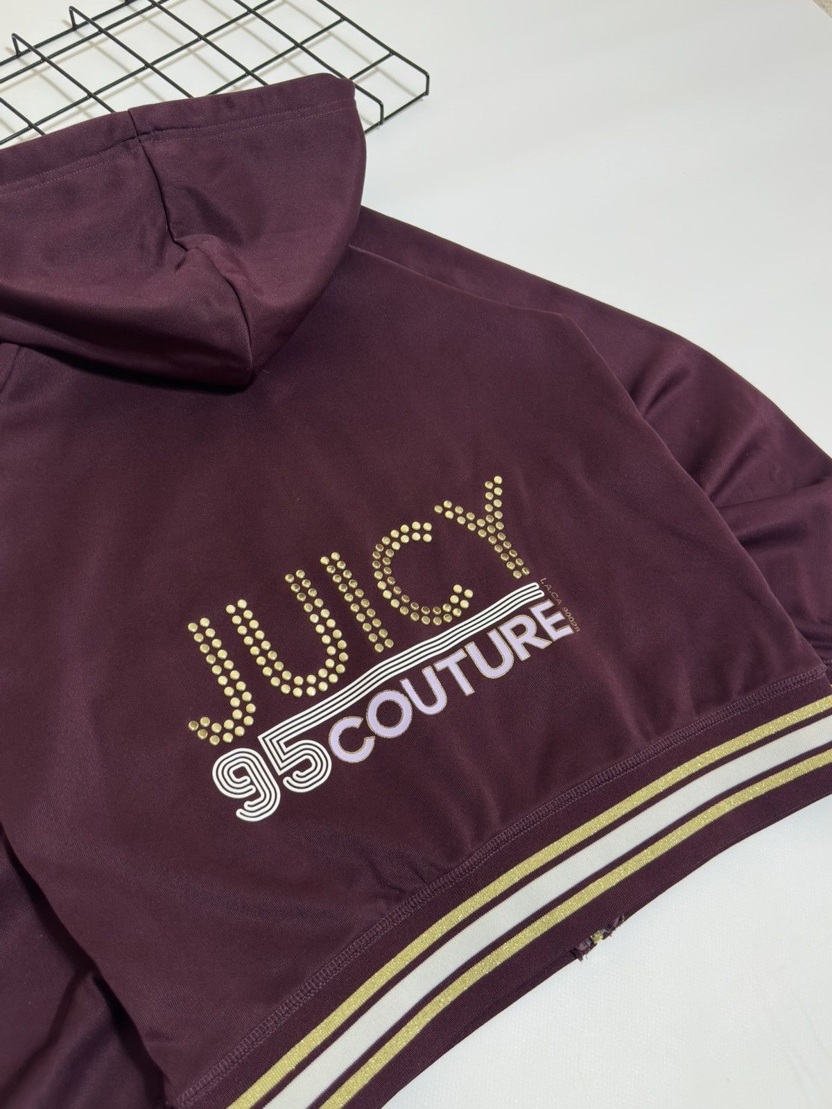 Juicy Couture Juicy Couture Black Label 95 Y2K Logo Crop Zip-Up Hoodie Size XS / US 0-2 / IT 36-38 - 2 Thumbnail