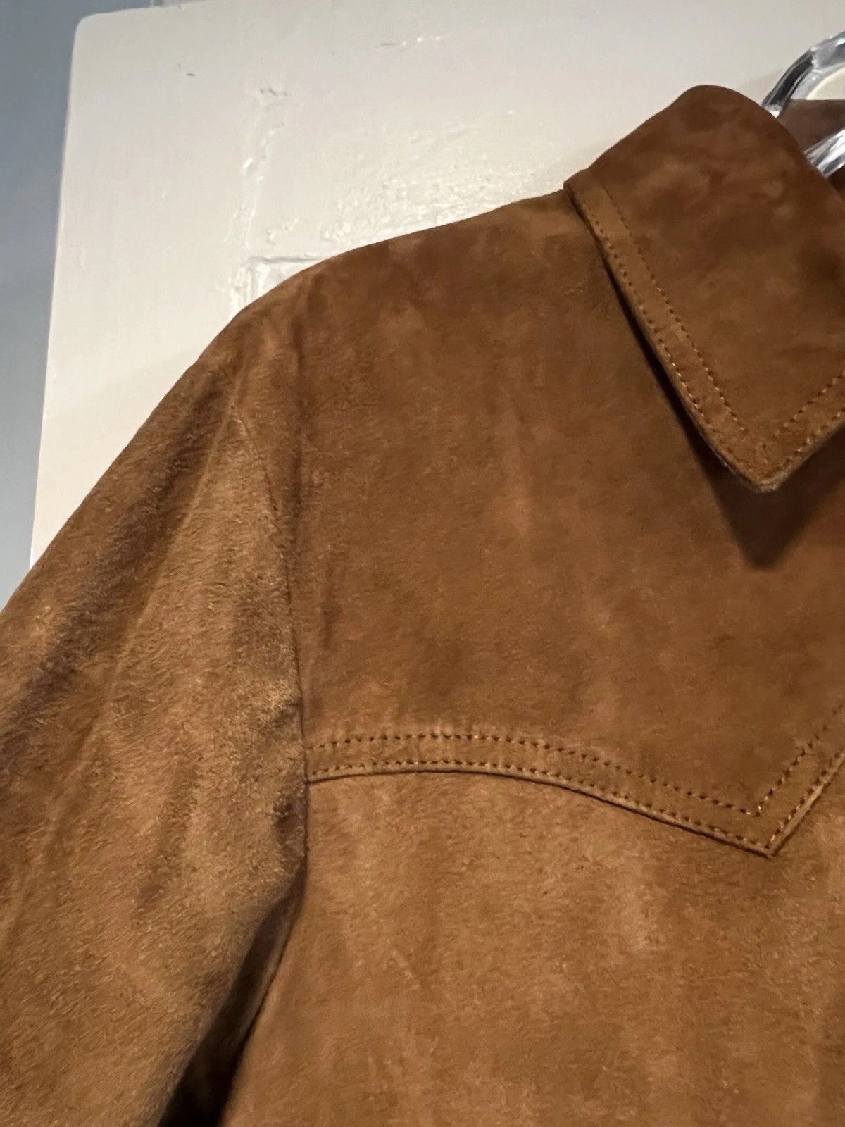 Celine Celine Brown Suede Western Jacket NWT - 52 - SS19 Slimane Size US L / EU 52-54 / 3 - 6 Thumbnail