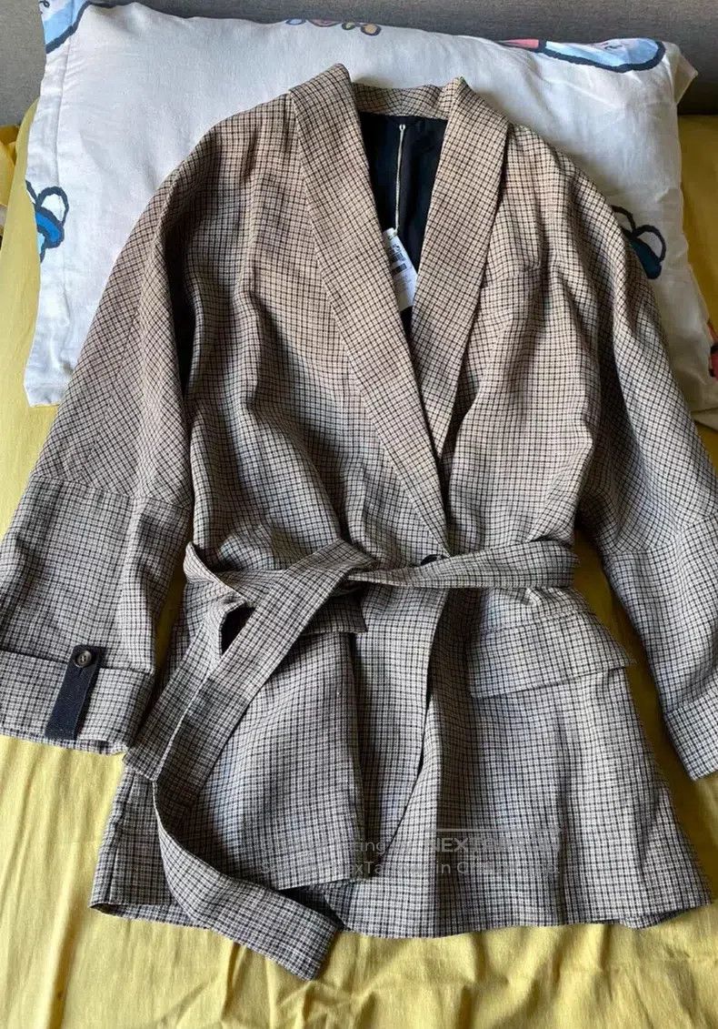 Brunello Cucinelli Brunello Cucinelli Linen suit jacket, linen weave, plaid c Size S / US 4 / IT 40 - 1 Thumbnail