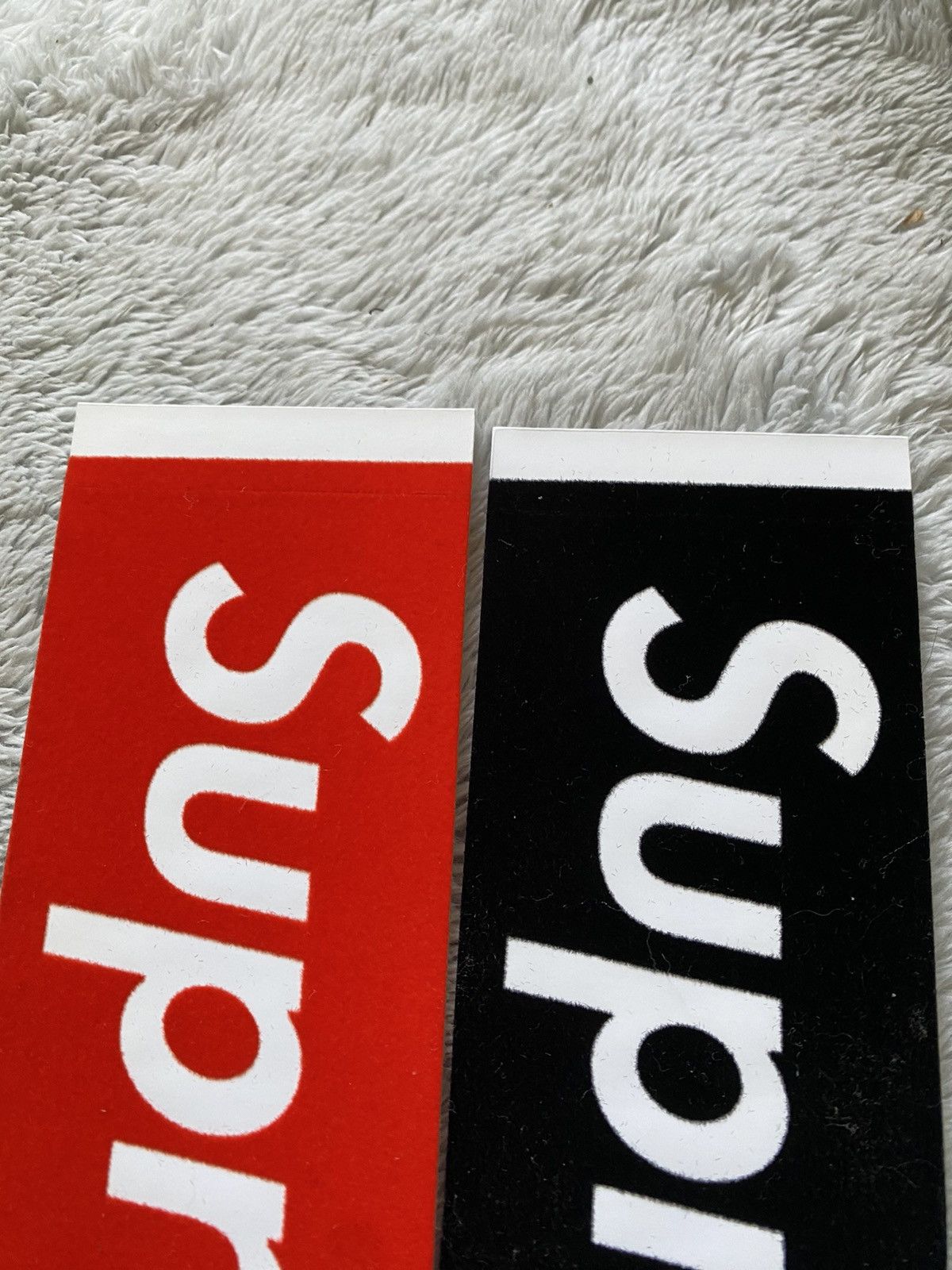 Supreme Supreme box logo sticker felt set of 2 authentic Size ONE SIZE - 7 Thumbnail