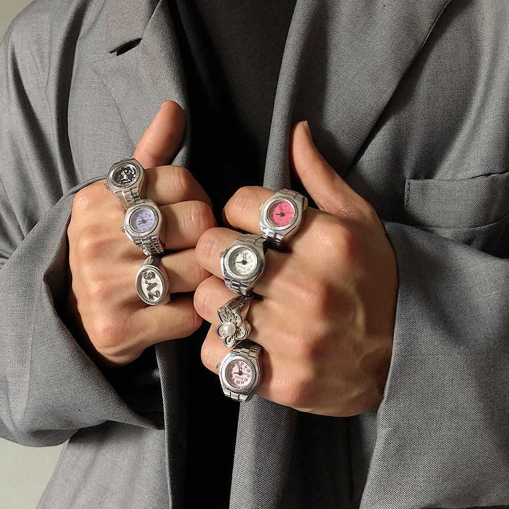Avant Garde x Jewelry Vibe Jewelry Rings Open Ring (Size 7-13) in Silver, Men's