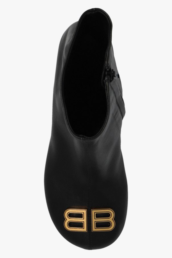 Balenciaga o1in1g0924 Groupie 80mm Bootie in Black Size US 7 / IT 37 - 6 Thumbnail