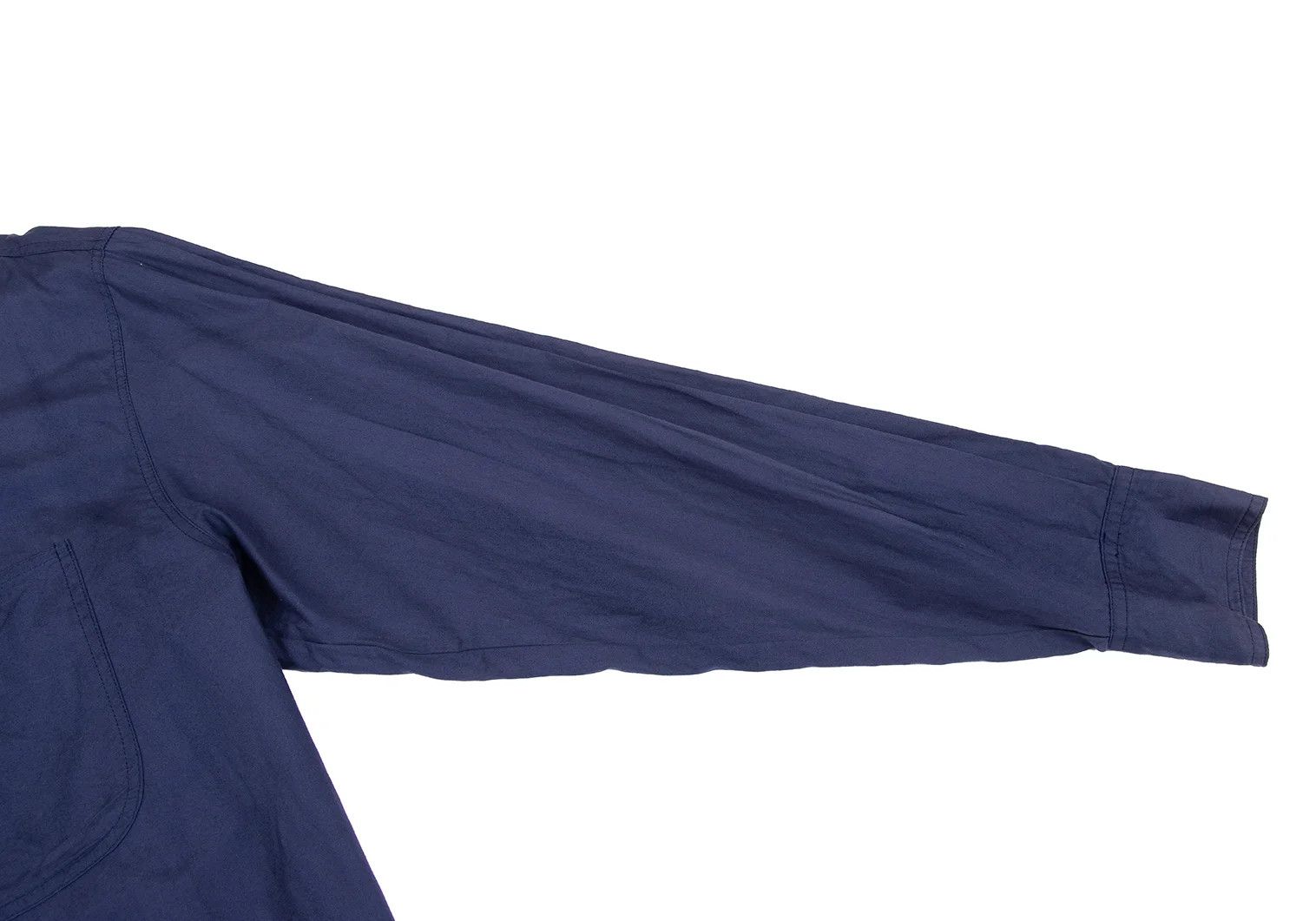 Jean Paul Gaultier Cotton Drawstring Collar Shirt in Navy, Size 46 Size US S / EU 44-46 / 1 - 7 Thumbnail