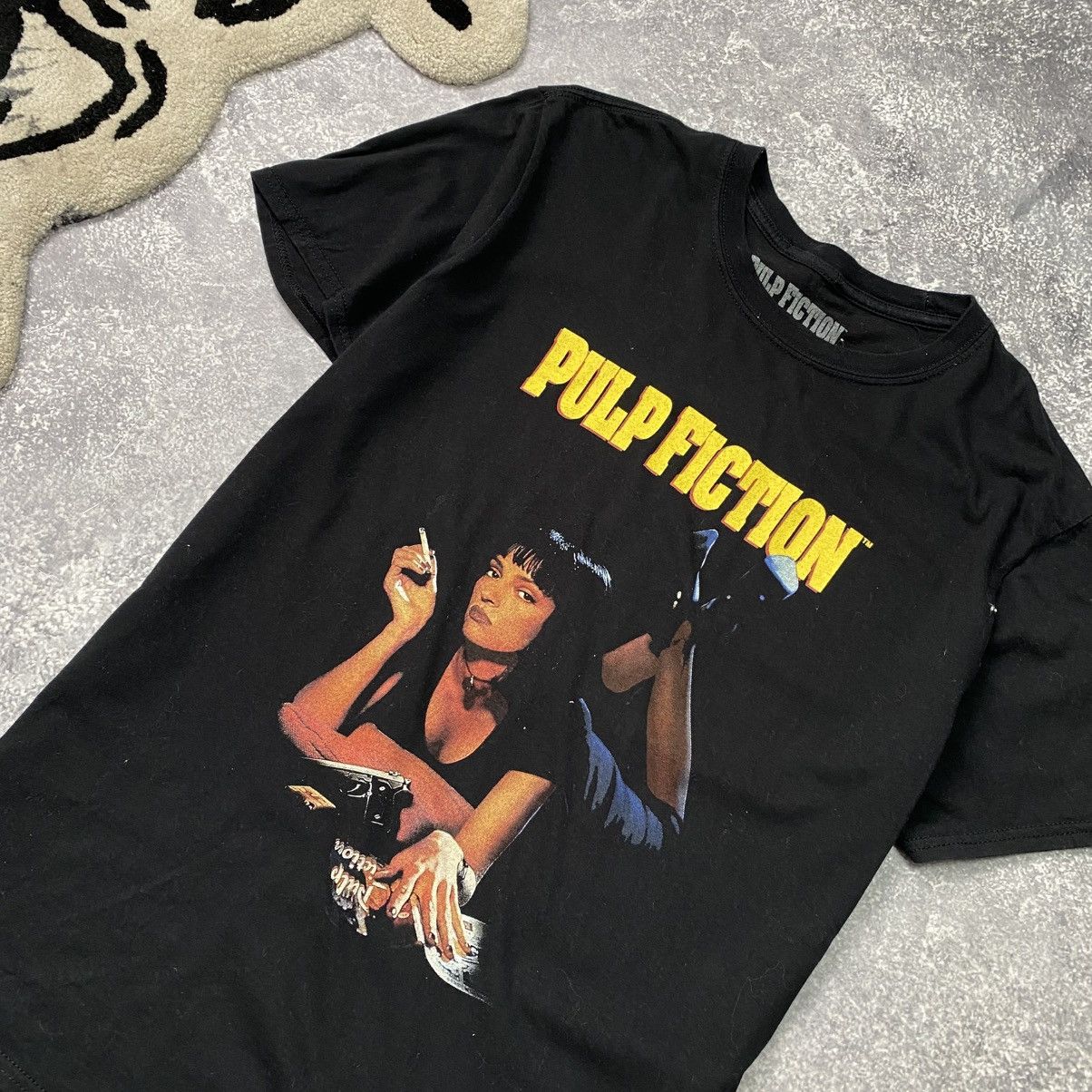 Band Tees Vintage Pulp fiction big logo Ledy rare movie tee Size US M / EU 48-50 / 2 - 2 Thumbnail