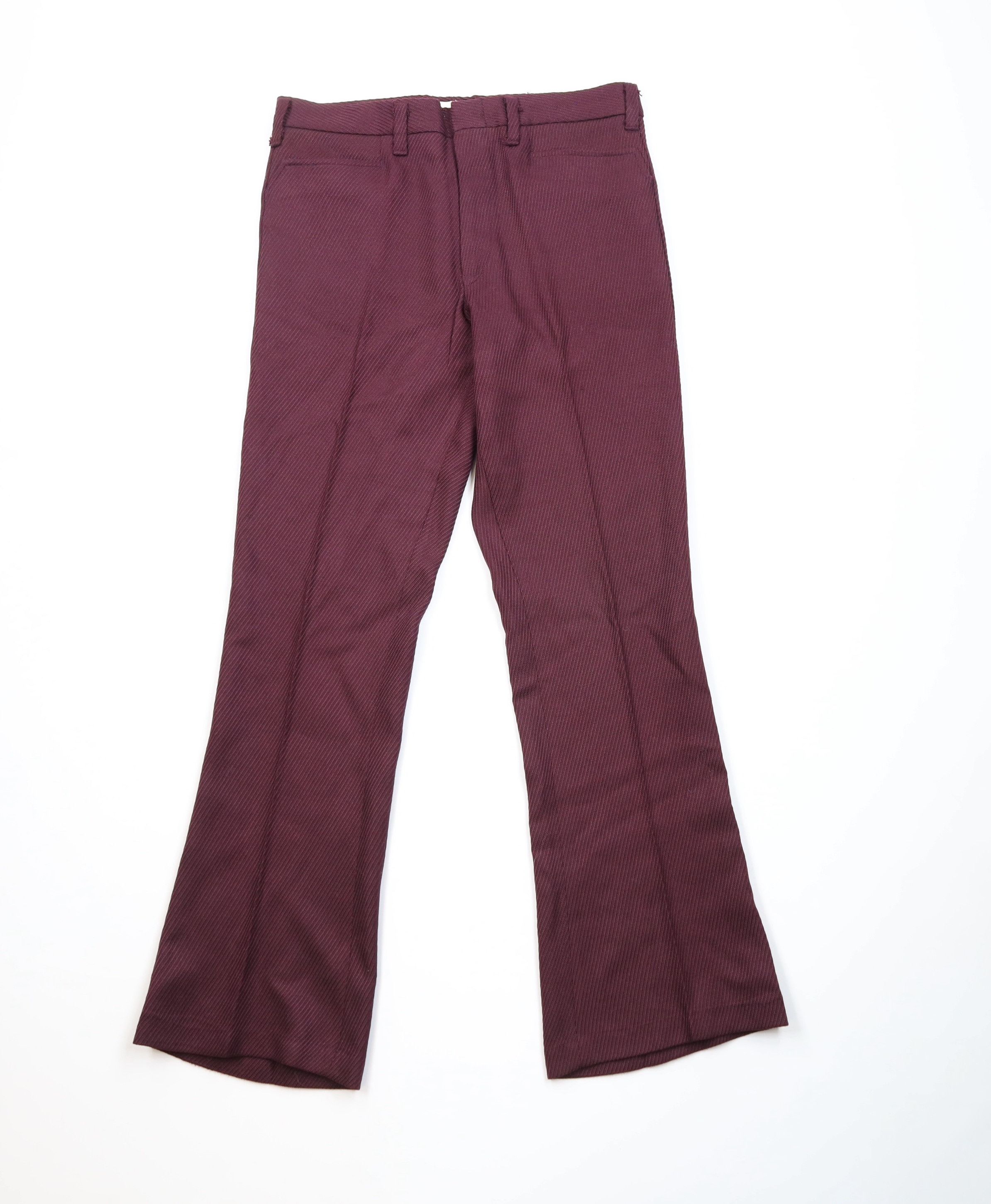 Vintage 70s Lee Ribbed Knit Corduroy Bell Bottoms Pants USA
