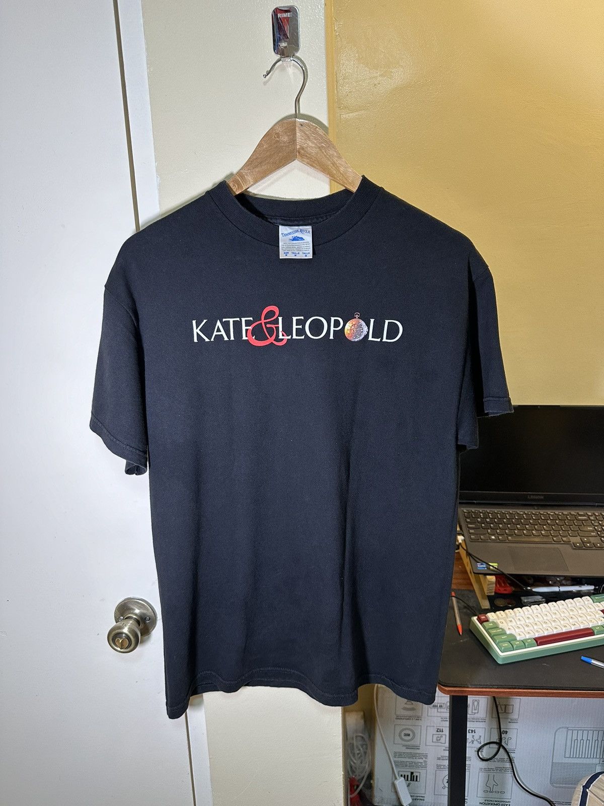 Vintage 2001 Kate & Leopold Movie T Shirt Size US M / EU 48-50 / 2 - 6 Thumbnail