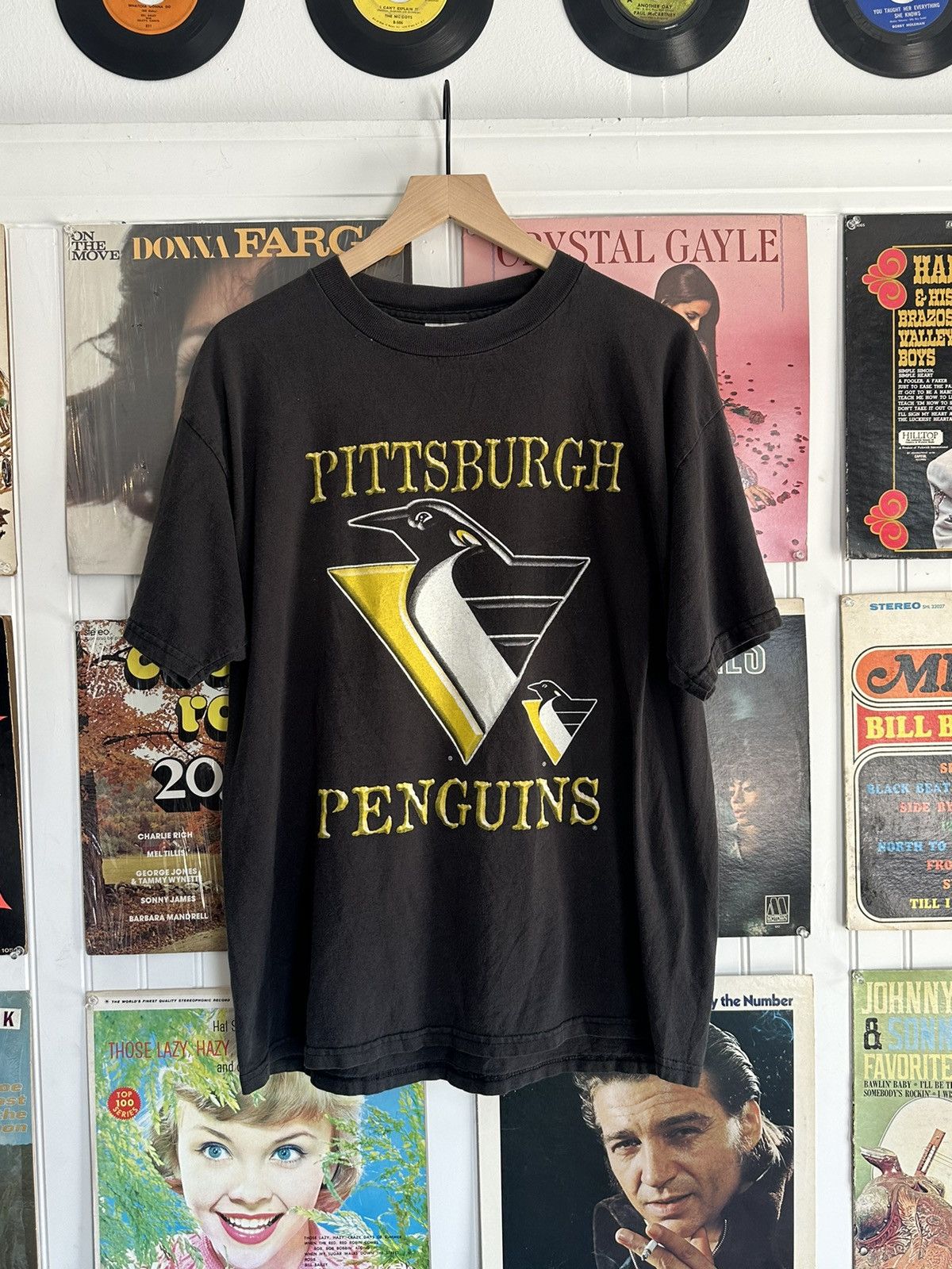 NHL 90s Pittsburgh Penguins Tee Size US L / EU 52-54 / 3 - 1 Thumbnail