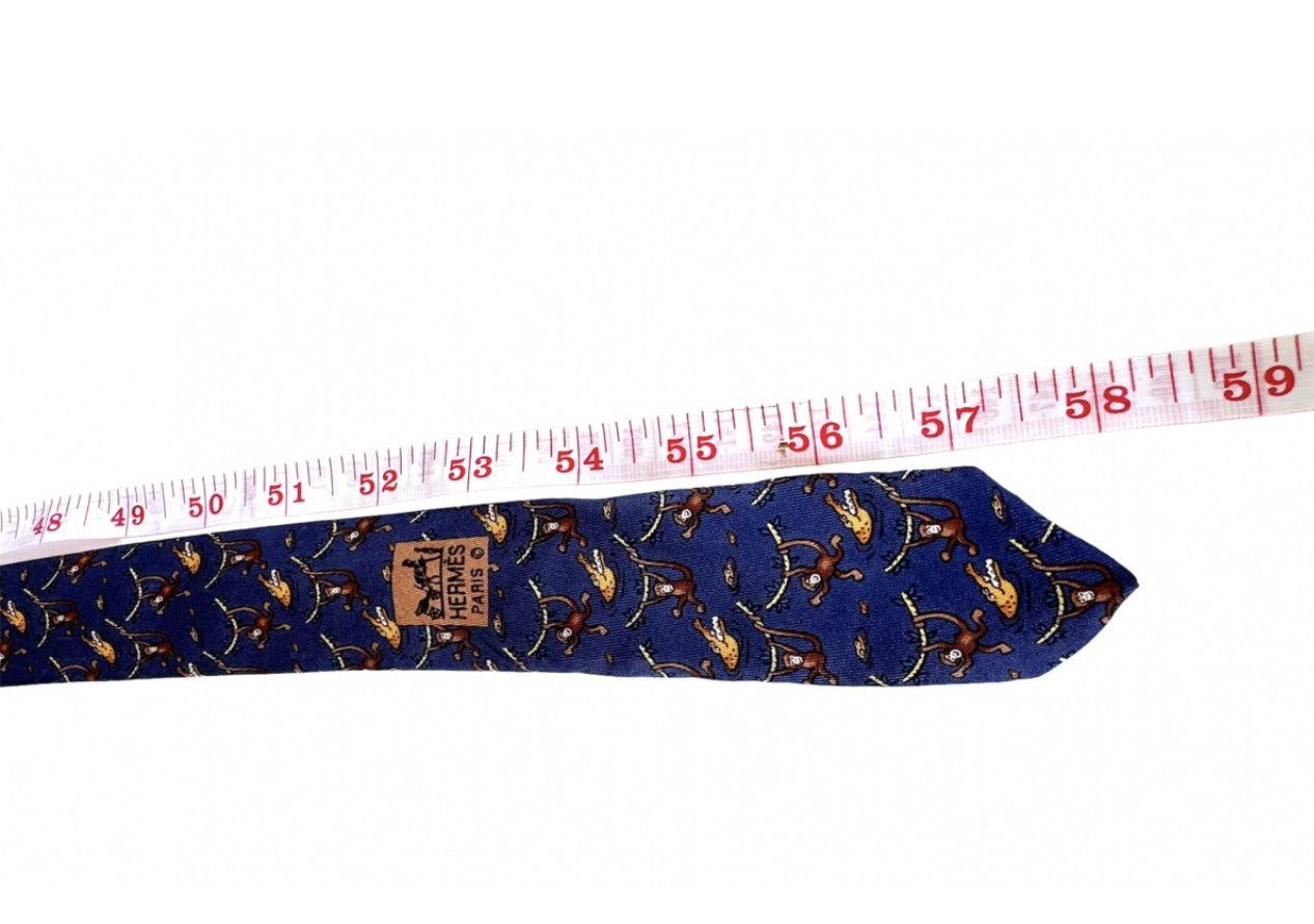 Hermes Hermes Tie / Rare Design Size ONE SIZE - 6 Thumbnail