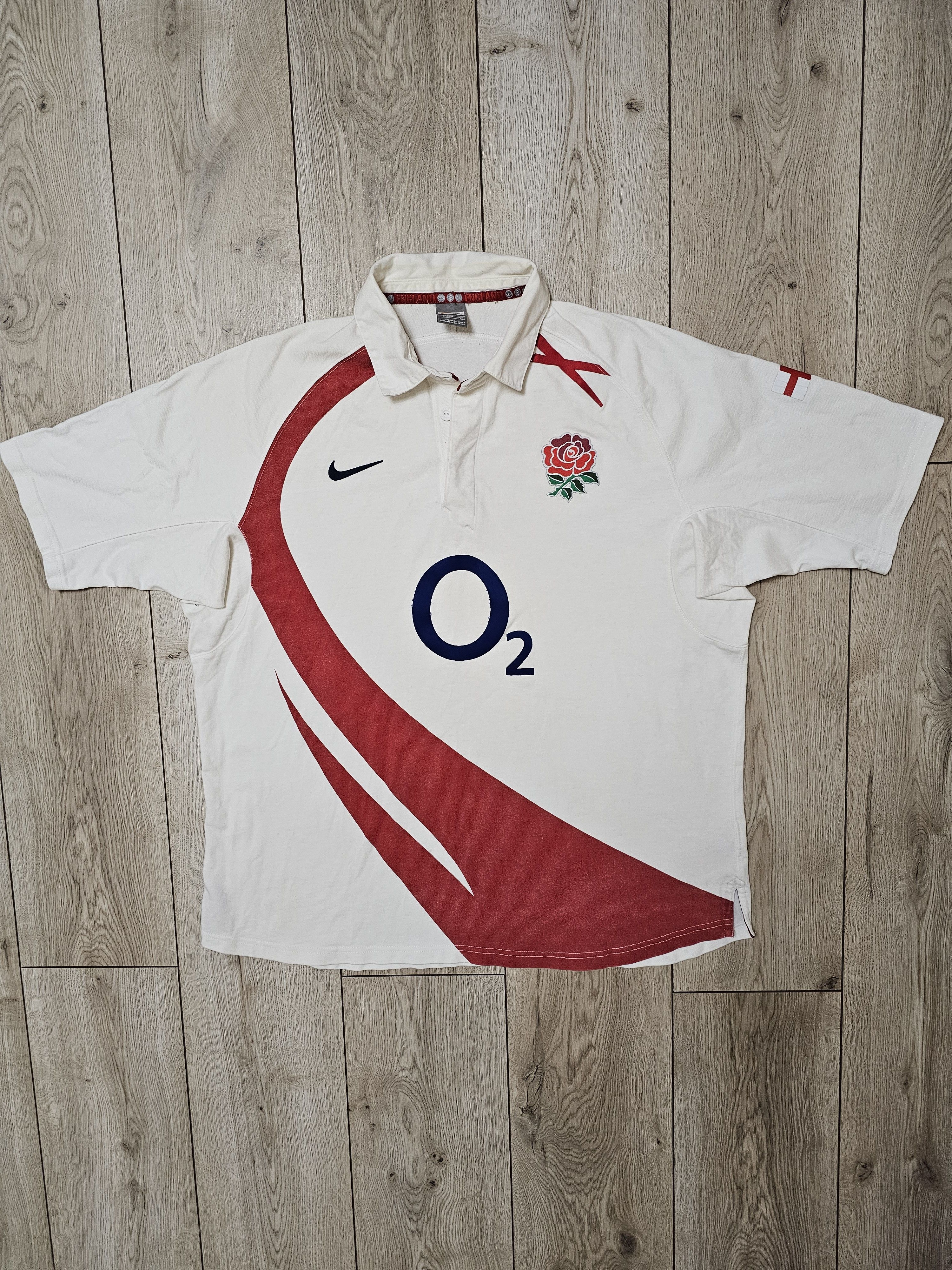 Nike × Vintage ENGLAND RUGBY JERSEY VINTAGE NIKE SHIRT RUGBY JERSEY O2 Size US XXL / EU 58 / 5 - 1 Thumbnail