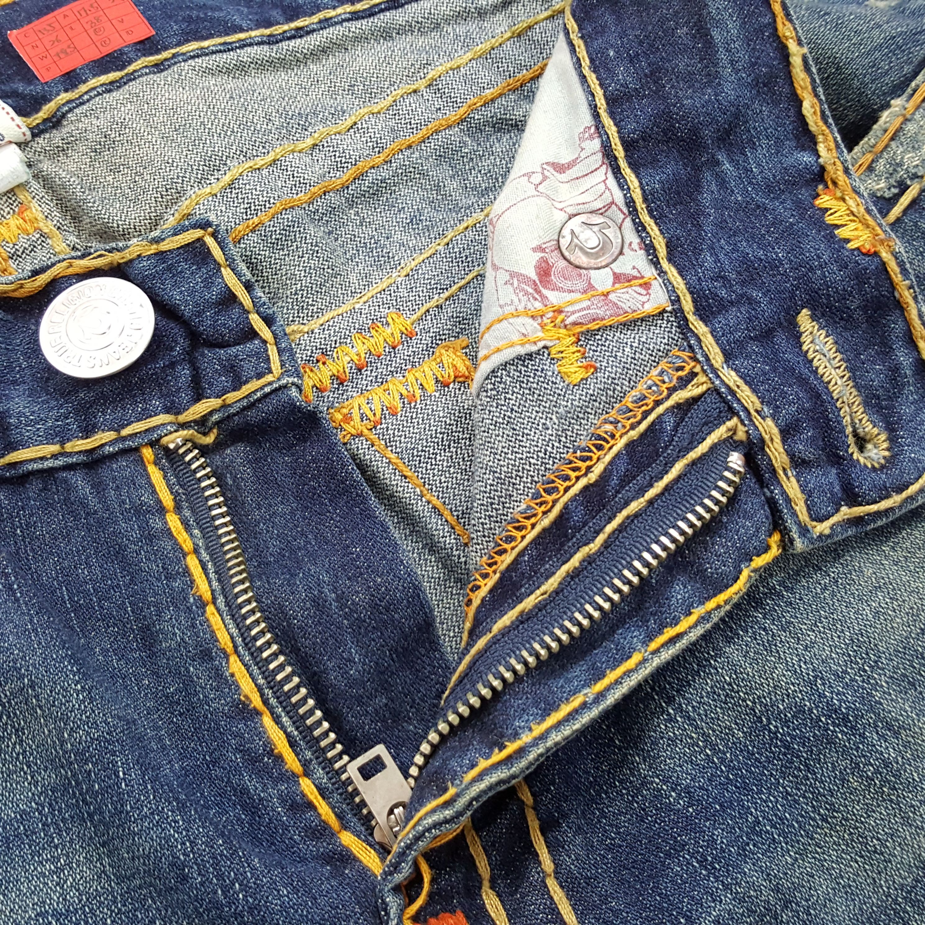 True Religion × Vintage True Religion Billy Super T Fashion Style Jeans Size US 35 - 13 Thumbnail