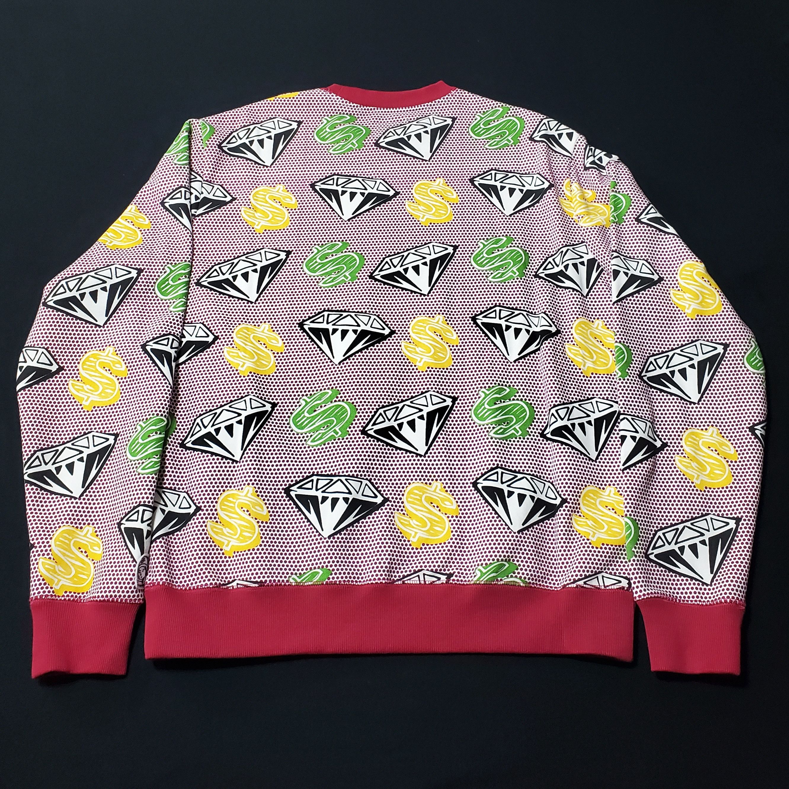 Billionaire Boys Club Billionaire Boys Club Diamonds & Dollars Sweater Size US M / EU 48-50 / 2 - 2 Thumbnail