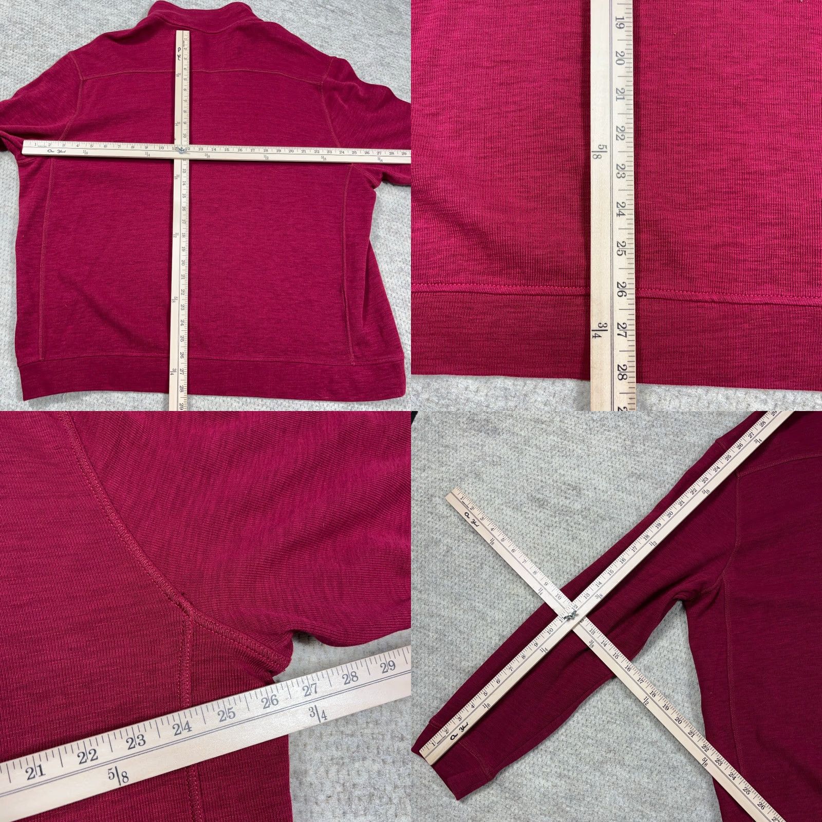 Tommy Bahama VINTAGE Tommy Bahama Sweater Men XXL 2XL Red Pullover Quarter Zip Sweatshirt Marlin Size US XXL / EU 58 / 5 - 8 Thumbnail