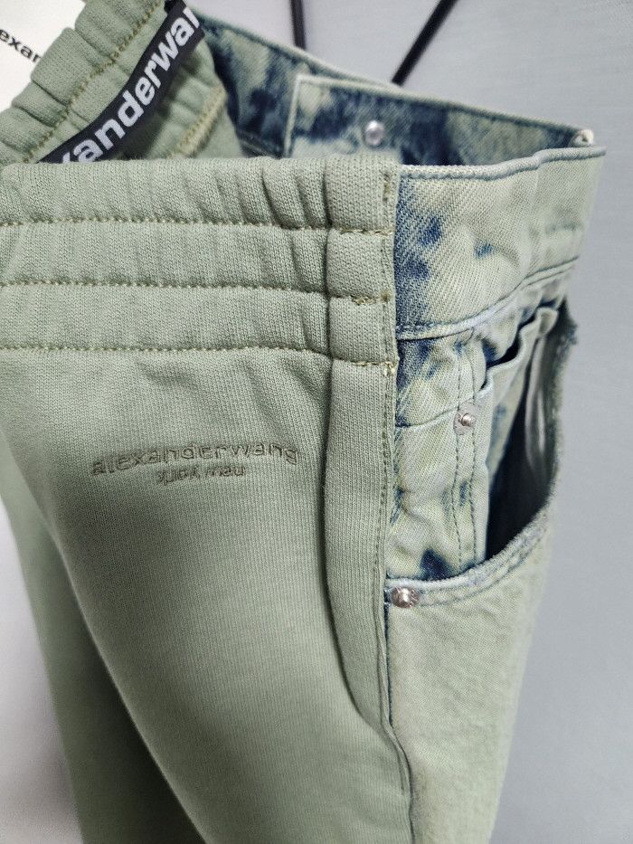 Alexander Wang Alexander Wang Army Acid Curb Clash Hybrid Jeans Size US 31 - 3 Thumbnail